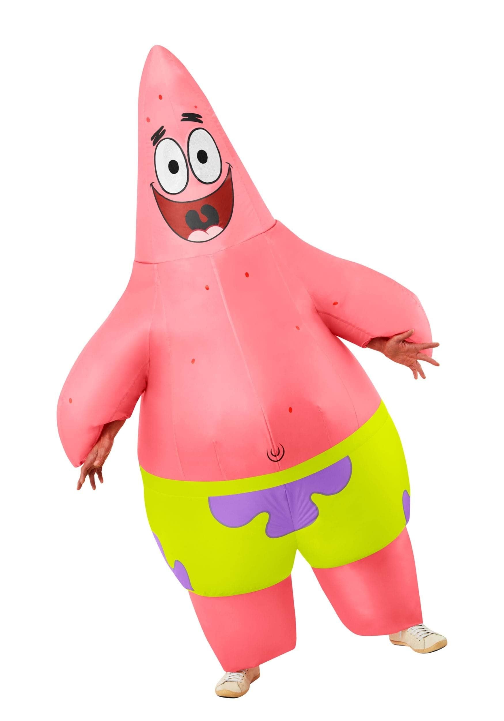 Rubie's Adult SpongeBob SquarePants Inflatable Patrick Star Costume, As Shown, One Size