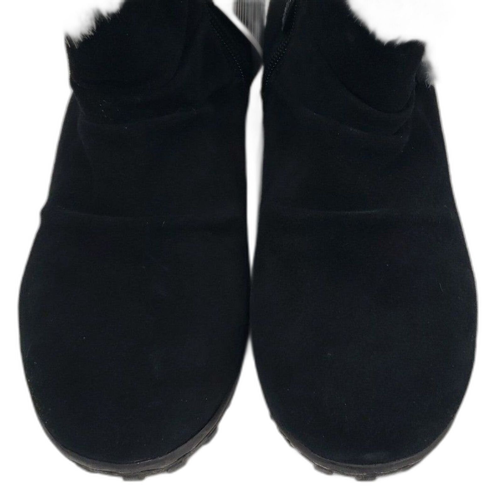 KHOMBU Lindsey Boots Suede Leather Black Womens Size 7