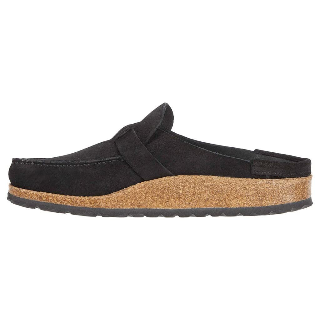 Birkenstock Unisex Buckley Suede Leather Black Sandals 10 W / 8 M US