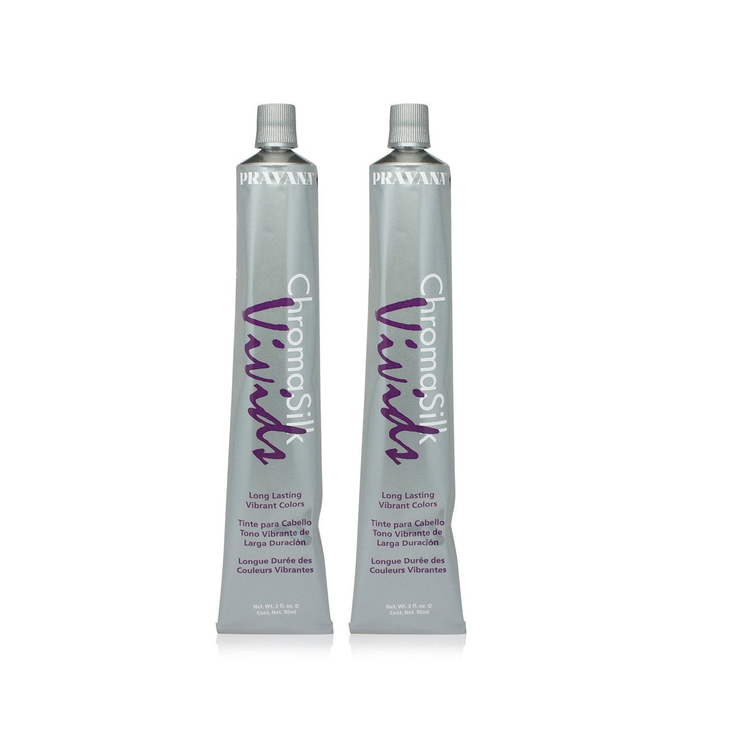 Pravana ChromaSilk Vivids (Silver), 3 Fl 0z- 2 Pack