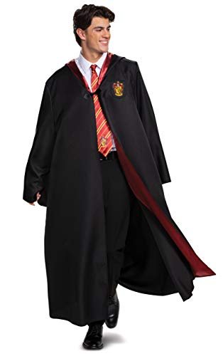 Disguise unisex adult Gryffindor Costume Outerwear, Black & Red, Extra Small 14-16 US