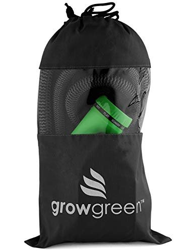 GrowGreen Heavy Duty Expandable Garden Hose, Strong Garden Hose with Solid Brass Connector, Flexible Water Hose with Storage Sack