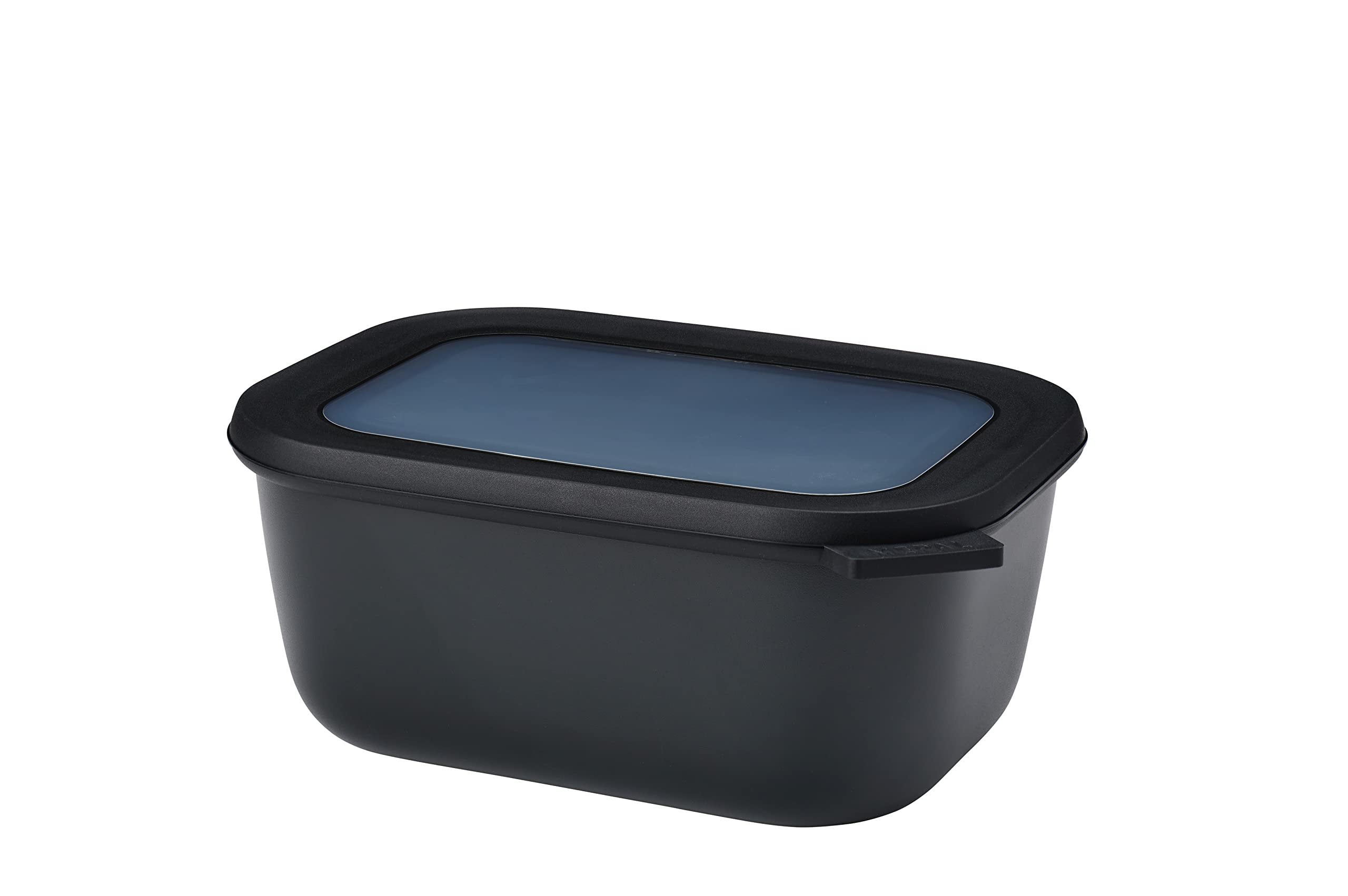 Mepal Cirqula Multi Bowl Rectangular 1500 ml Nordic Black Polypropylene
