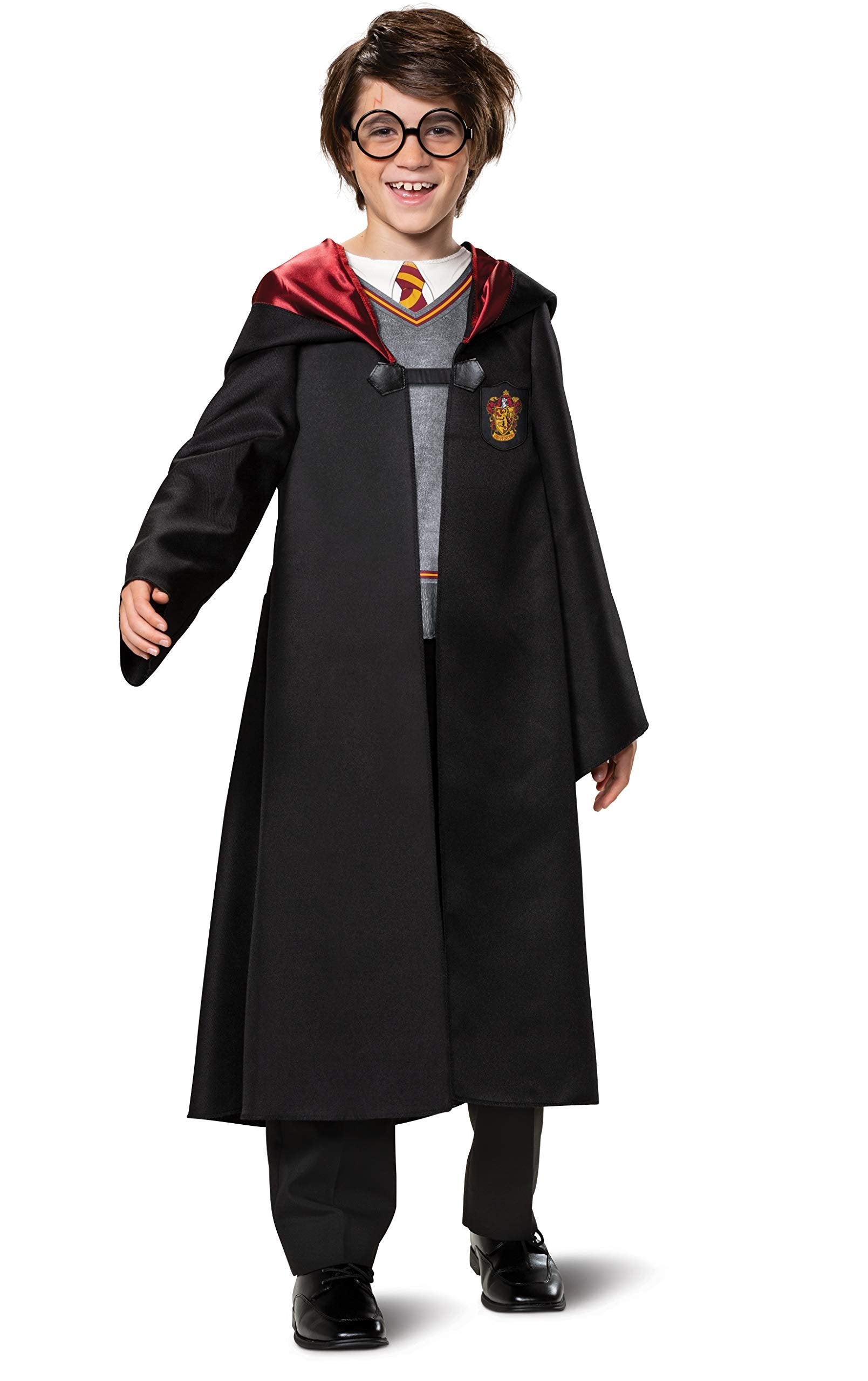 Disguise Harry Potter Costume Kids Small 4-6 Black Red Classic Boys Outfit Free Shipping
