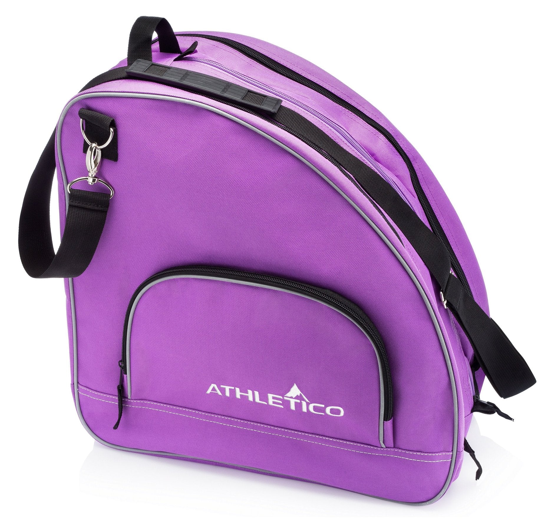 Athletico Ice & Inline Skate Bag - Premium Bag to Carry Ice Skates, Roller Skates, Inline Skates for Both Kids and Adults (Purple)