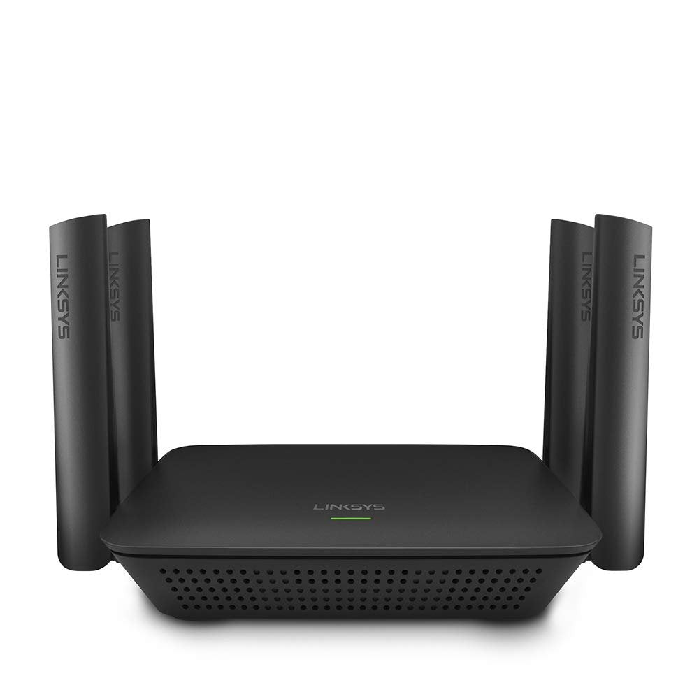 Linksys RE9000 AC3000 Max-Stream Tri-Band Wi-Fi Range Extender, Black (Renewed)