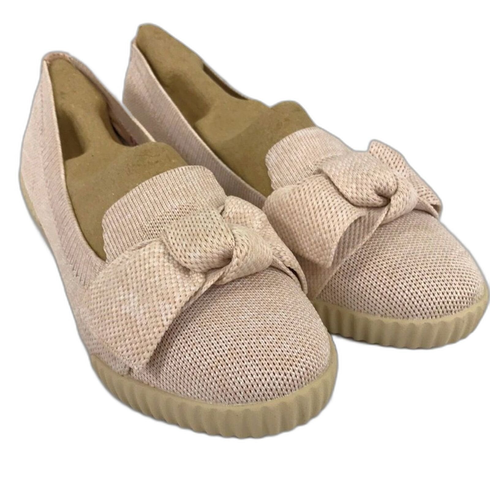 Skechers Womens Cleo Maya Blush Flatts 6 US