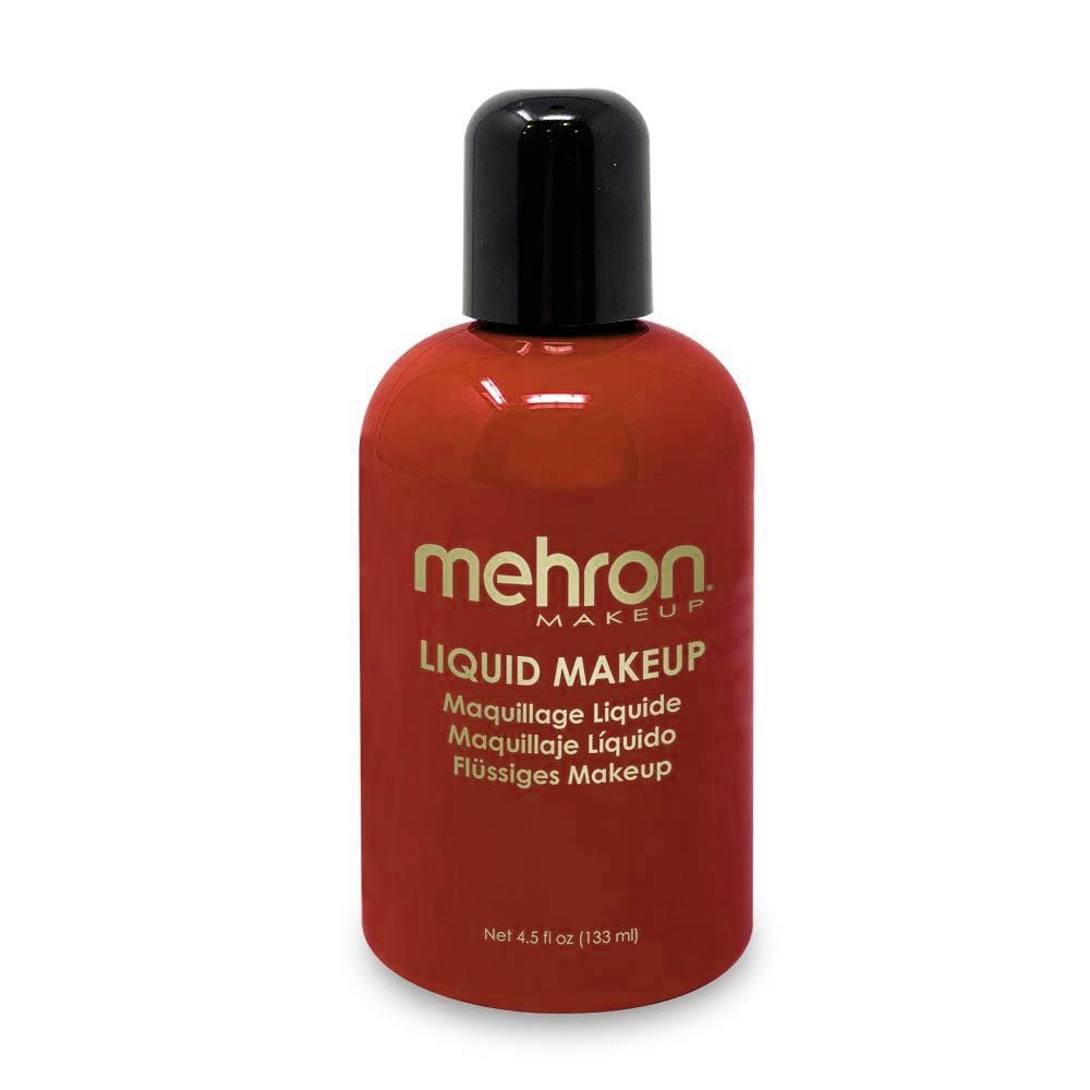 Mehron Makeup Liquid Makeup | Face Paint and Body Paint 4.5 oz (133 ml) (Red)