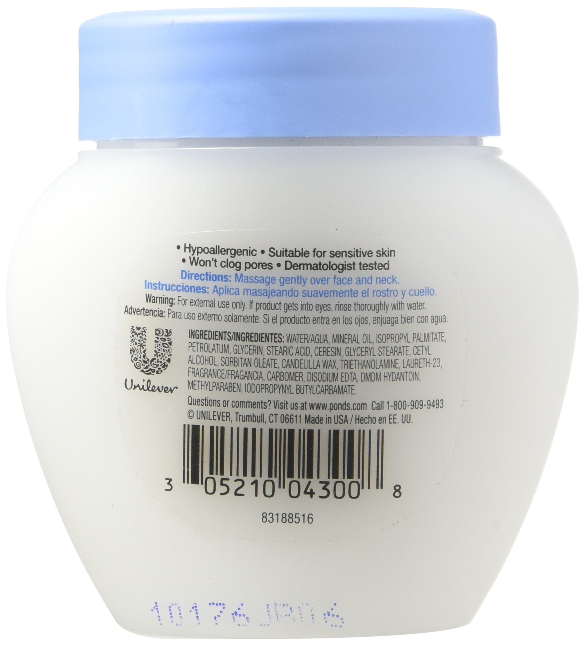 Pond's Cream Dry Skin 3.9 oz (Pack of 3)