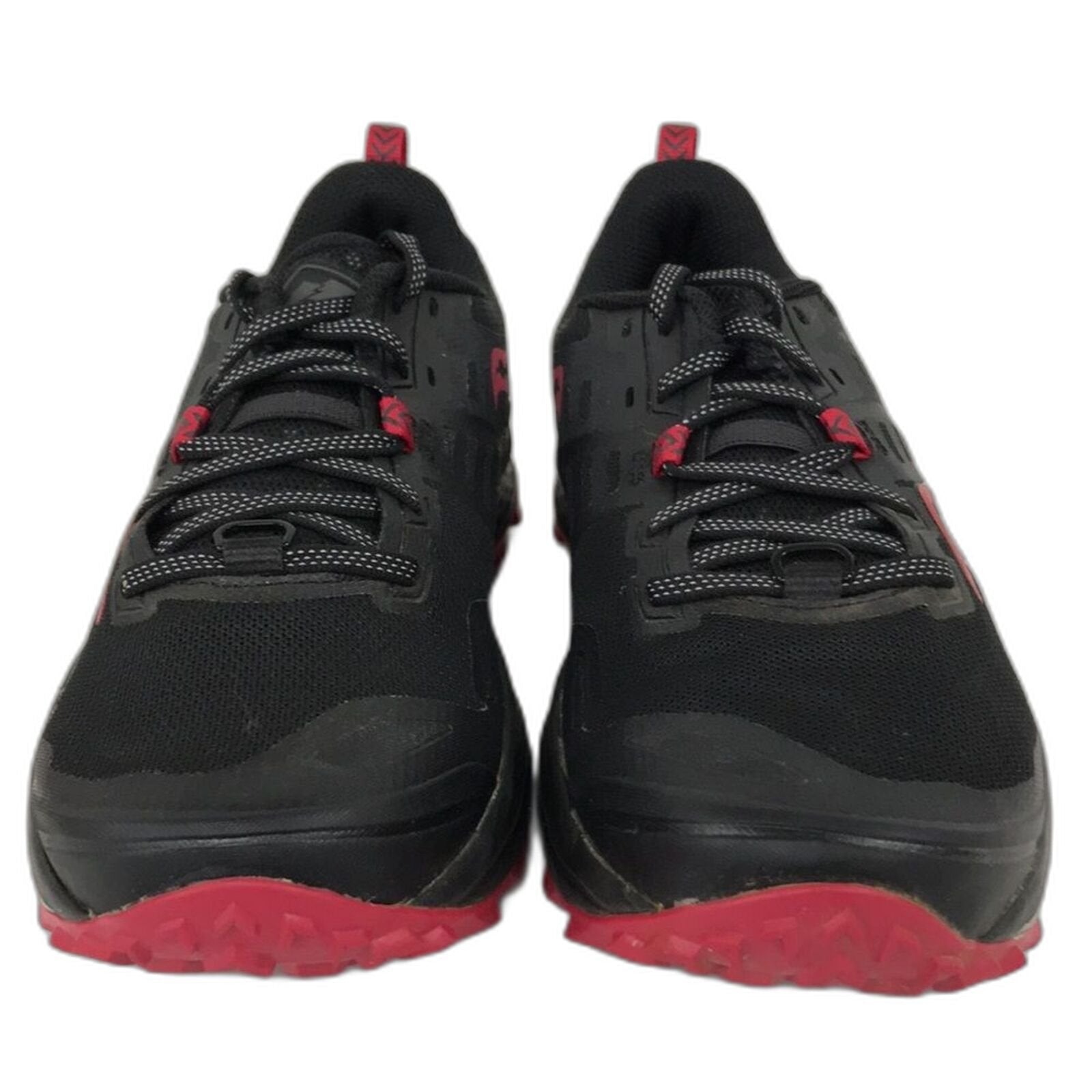 Saucony Womens Peregrine 10 Running Shoe Black Barberry 8 US