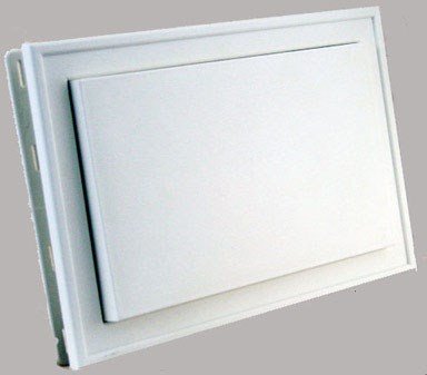 Builders Edge 1-5/8 in. L Prefinished White Vinyl Mounting Block