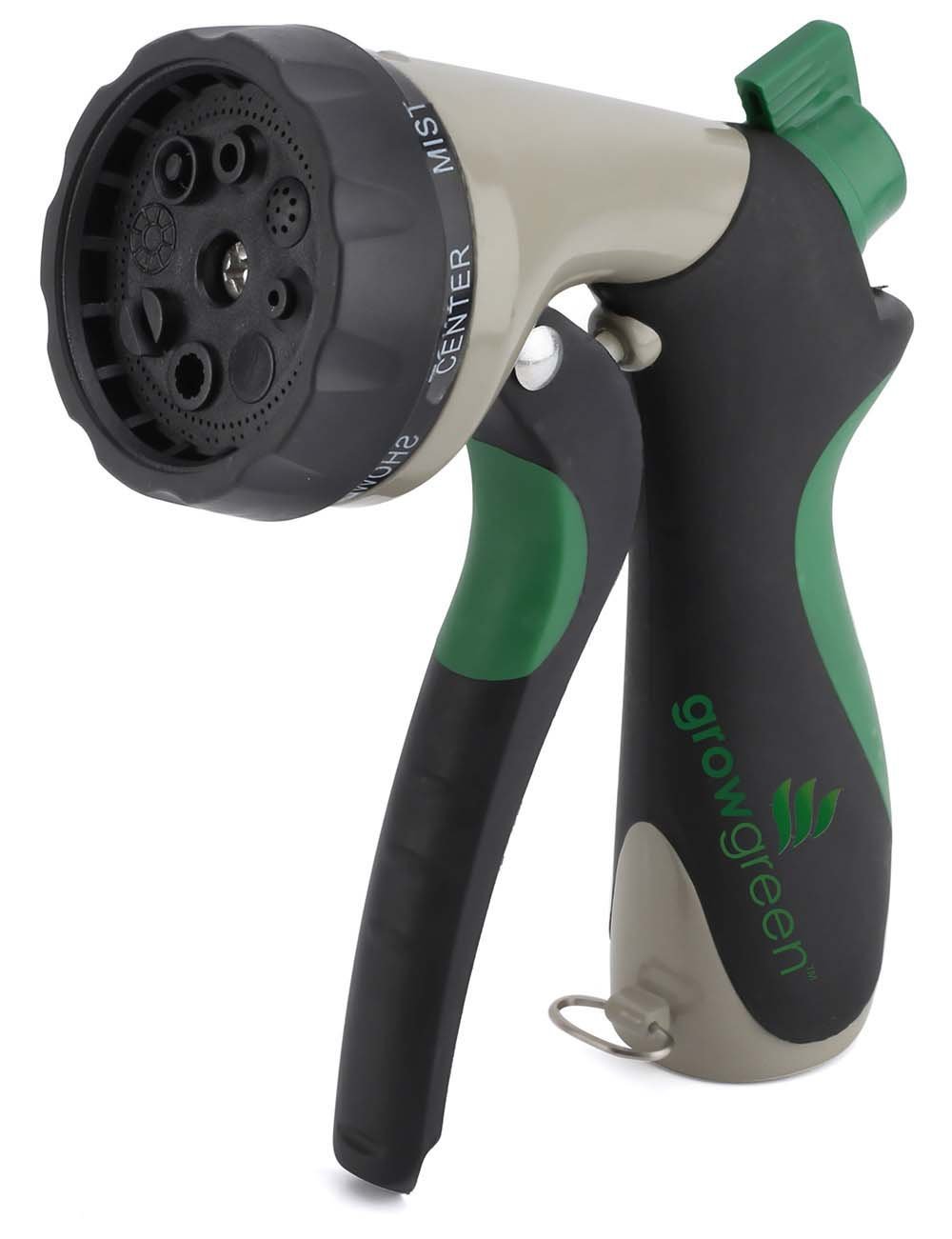 GrowGreen #1 Best Recommended Garden Hose Nozzle Heavy Duty 8-Way High Pressure Sprayer Water Hose Nozzle - Best Hand Sprayer with Convenient Grip