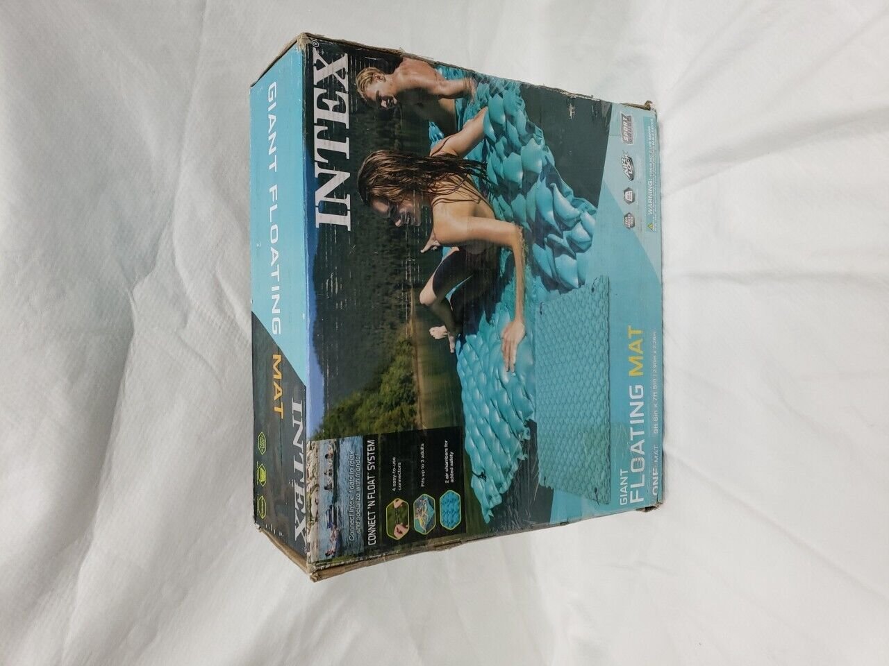 Intex 56841EP Giant Inflatable Floating Mat - Blue