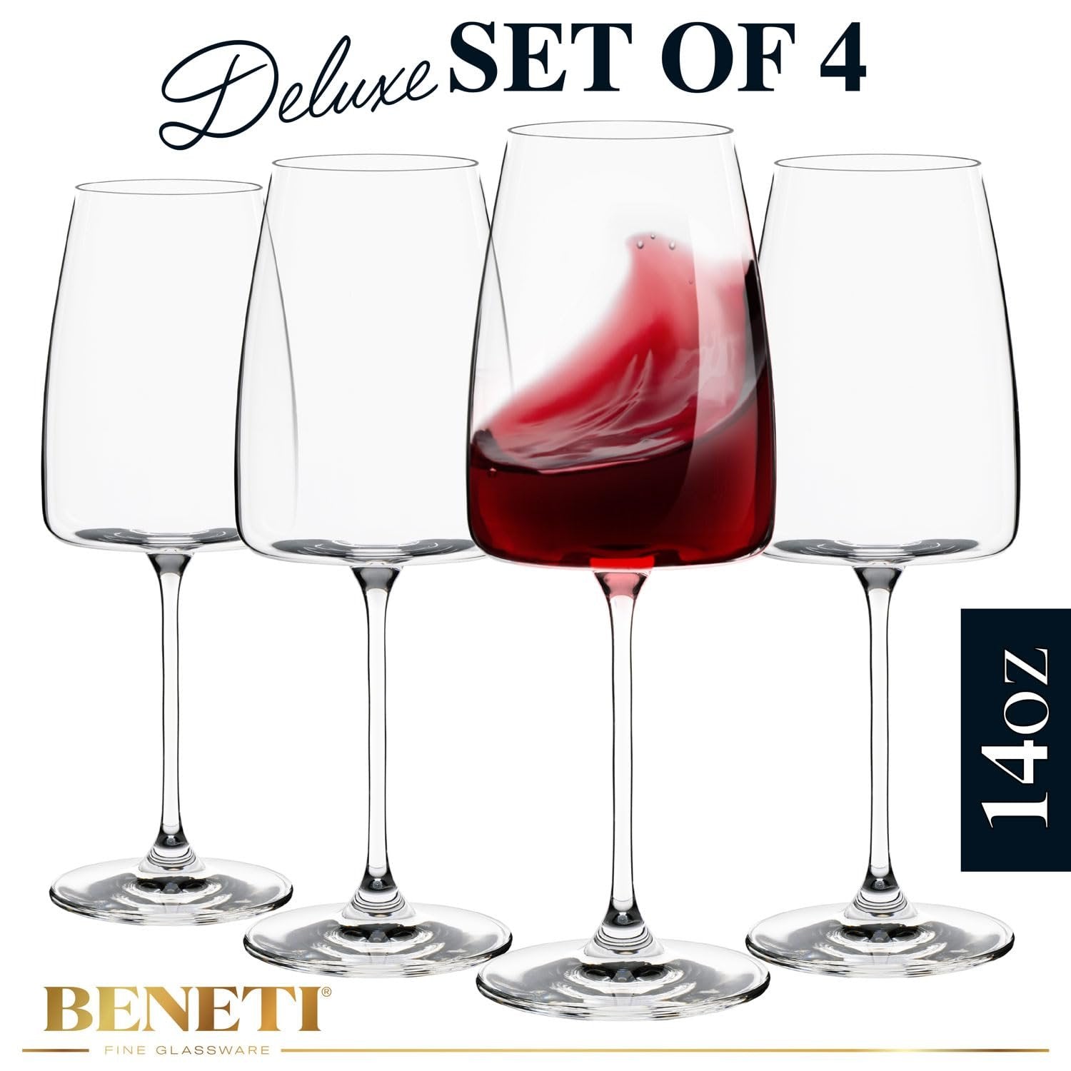 BENETI Wine Glasses Luxi