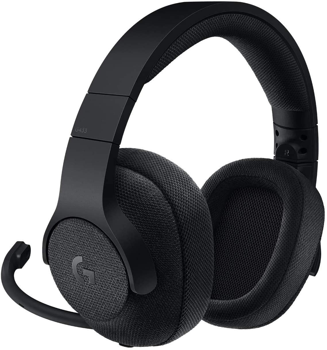 Logitech (Renewed) G433 7.1 Wired Gaming Headset with DTS Headphone - Black