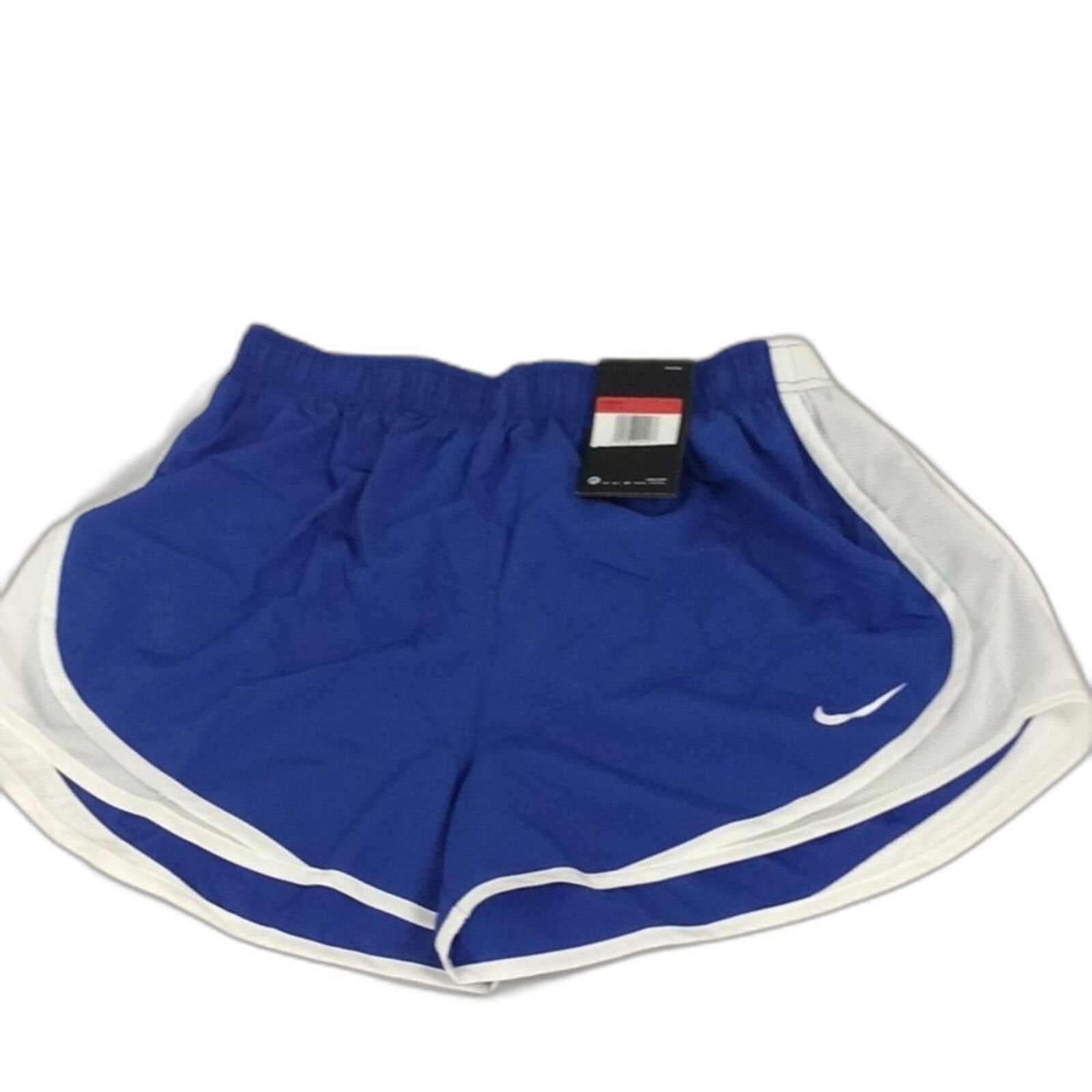 Nike Dry Tempo Shorts Royal White Womens Size Large L