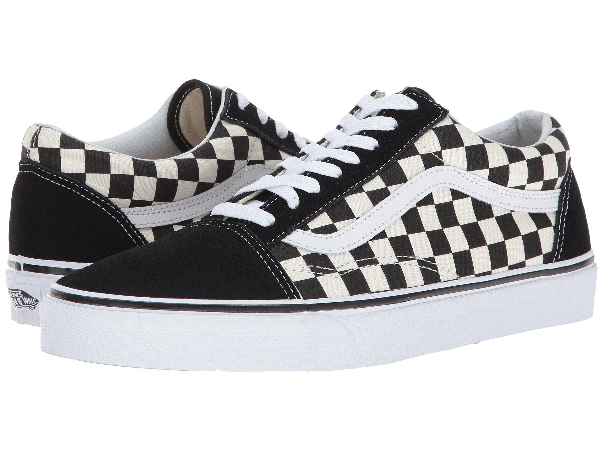 Vans Old Skool Primary Checker BLK/WHT Size 9.5 M US Women / 8 M US Men