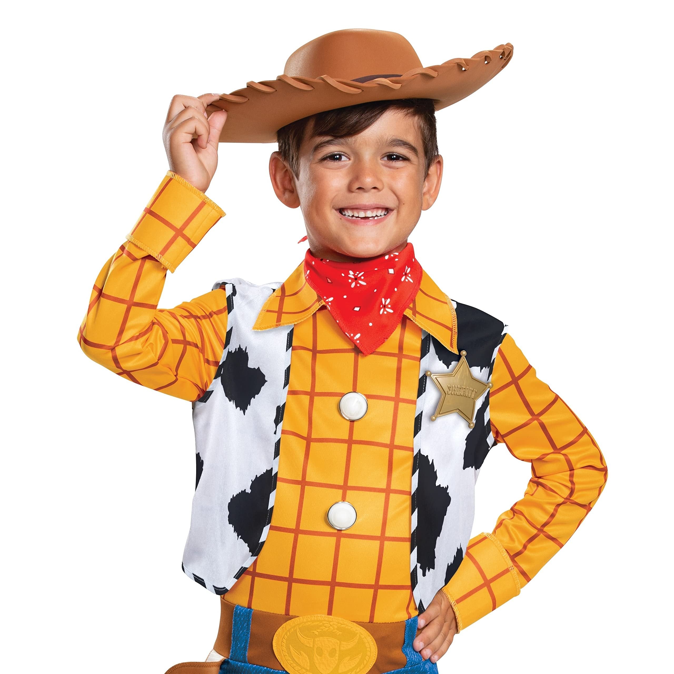 Disney Pixar Toy Story 4 Woody Deluxe Costume - Boys' Multi Size 3T-4T