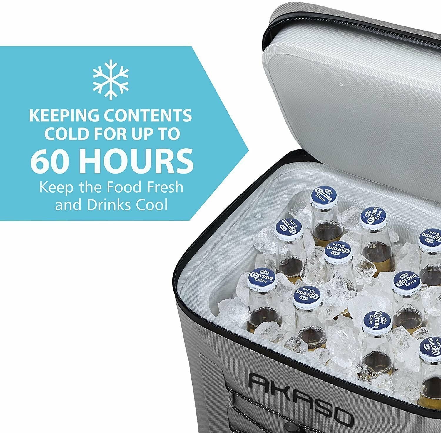 AKASO Backpack Cooler Insulated 20L Waterproof, Keeps Cool&Warm 72 Hours with...