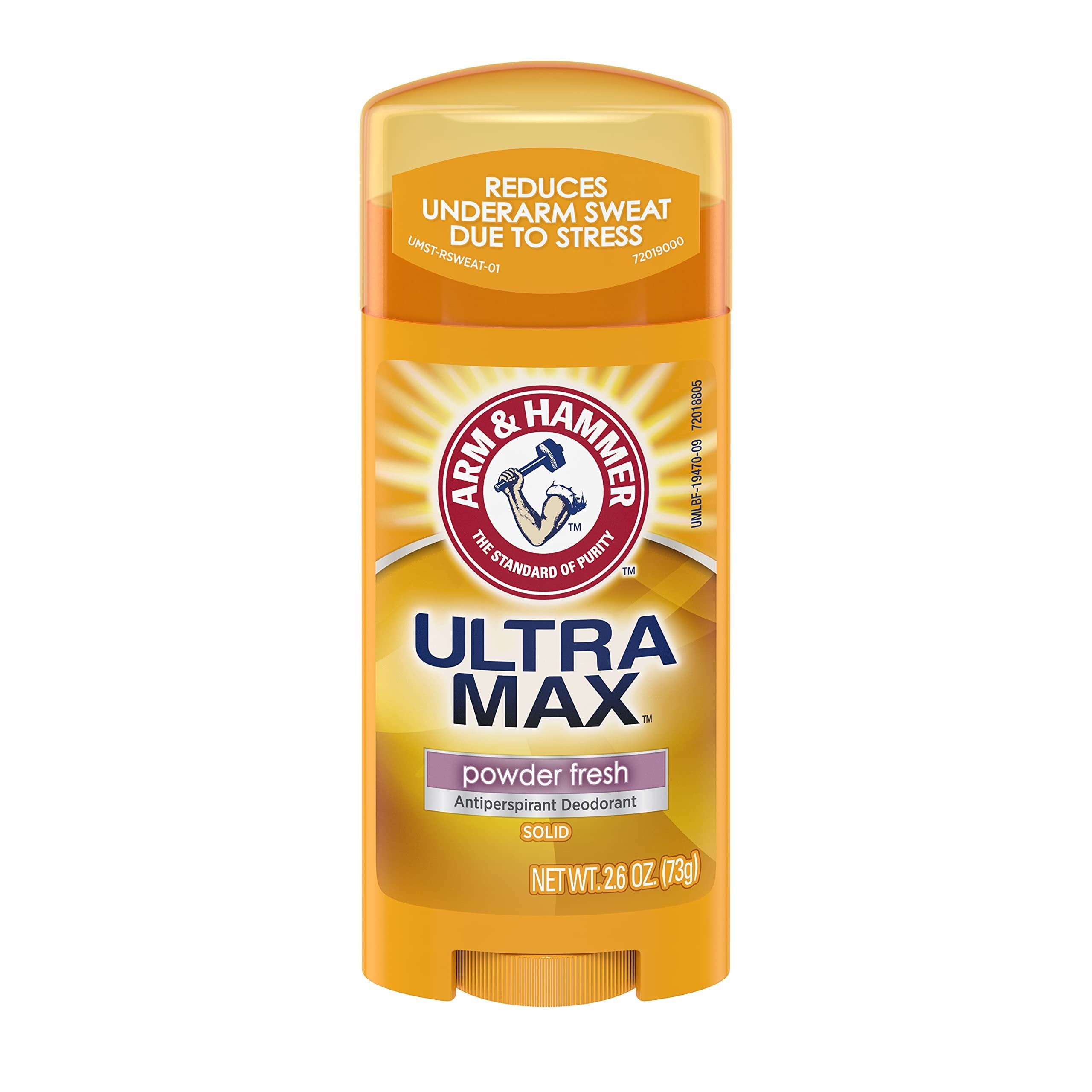 Arm & Hammer Arm & Hammer Ultramax Deodorant Antiperspirant Powder Fresh, 2.6 oz (Pack of 3)