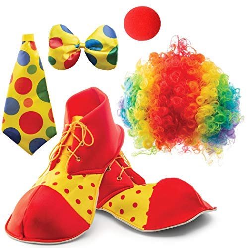 strapless open back dress PREXTEX Clown Costume Set
