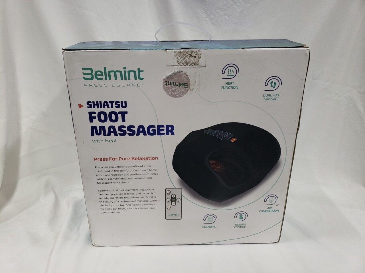 Belmint Shiatsu Foot Massage Machine - BELFM1BK