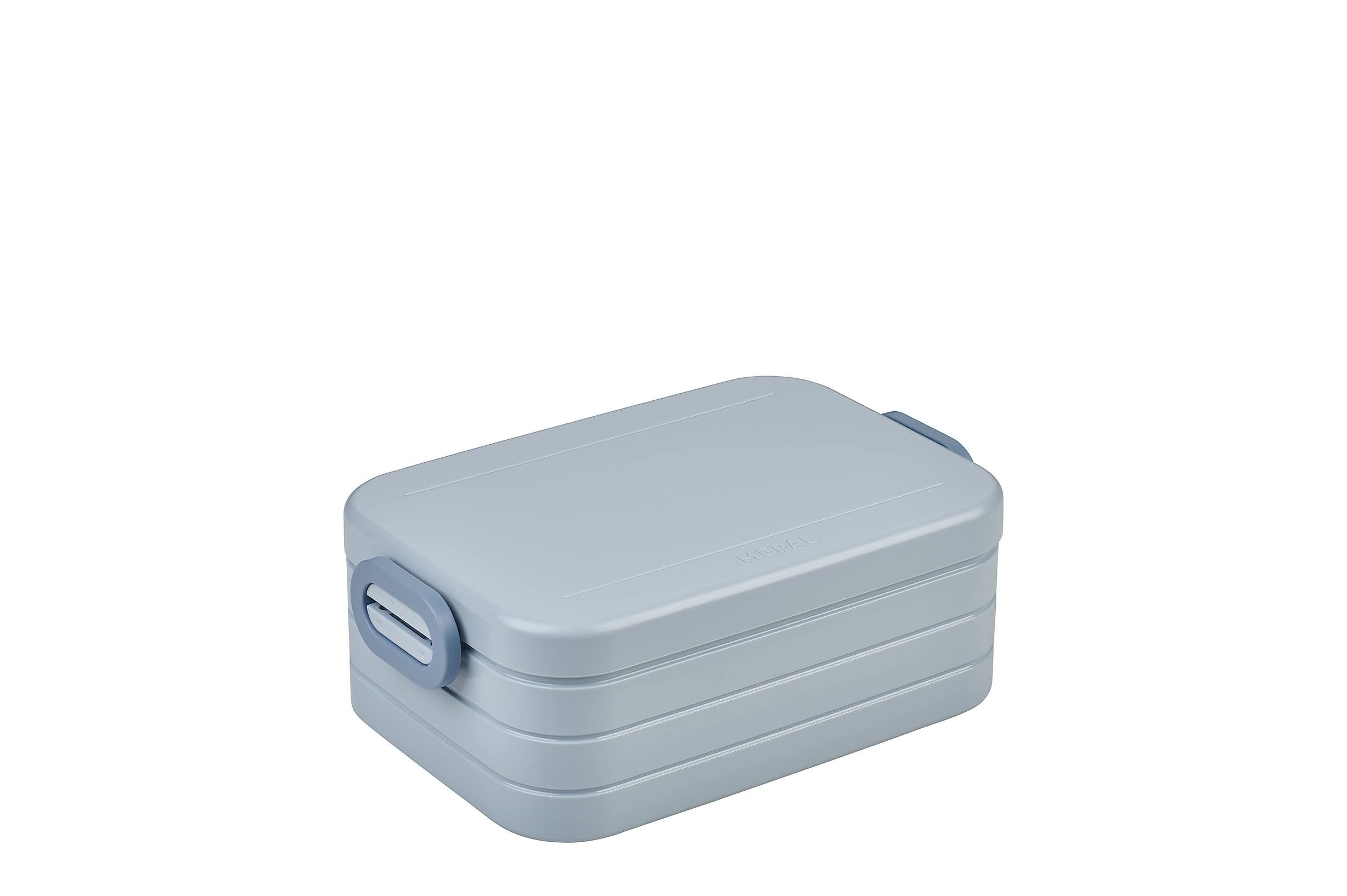 Mepal - Lunch Box Take a Break Midi - Lunch Box To Go - For 2 Sandwiches or 4 Slices of Bread - Suitable for the Dishwasher - 900 ml - Nordic Blue