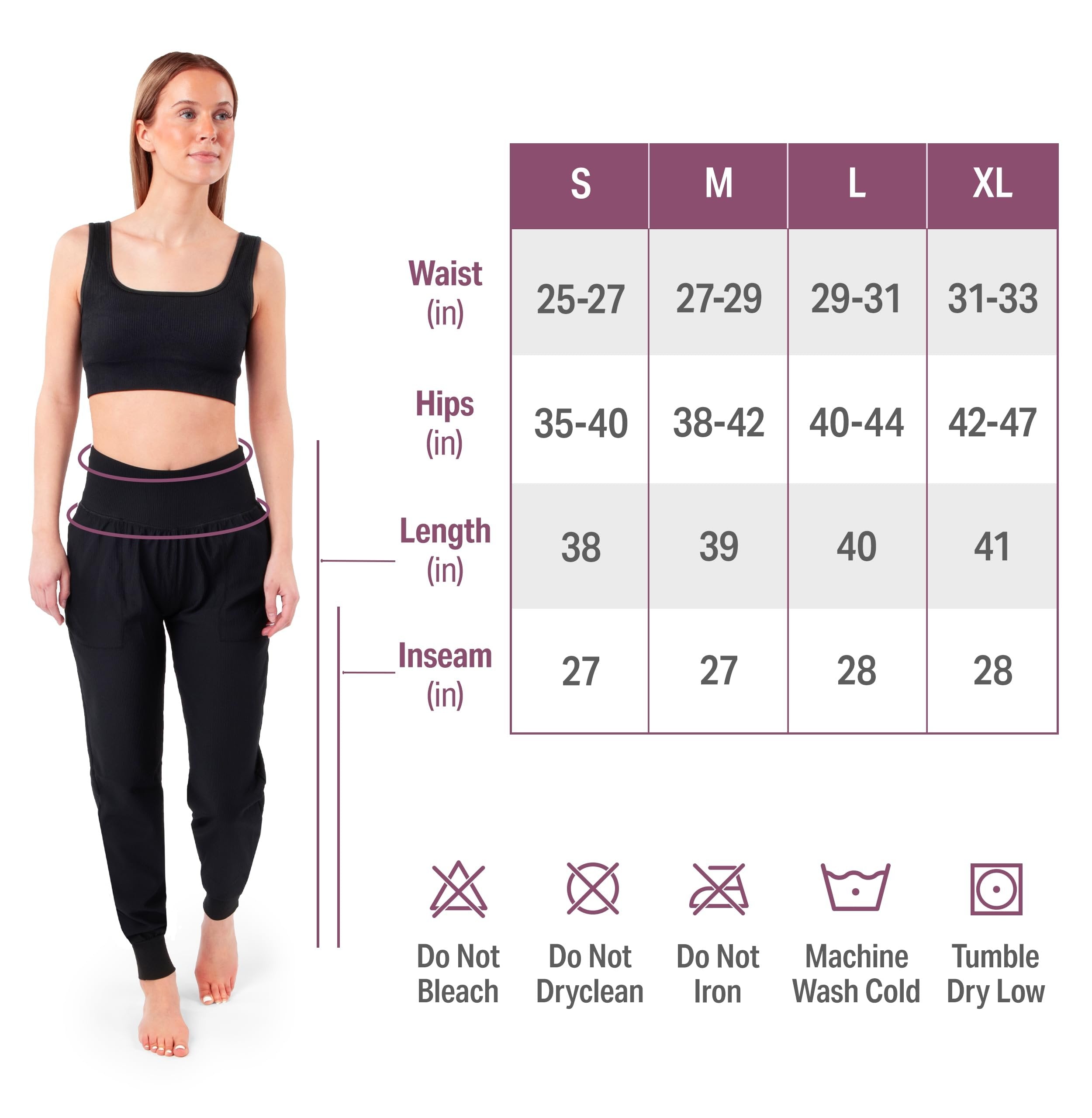 SATINA High Waisted Leggings for Women | Full Length | 1 Inch Waistband (Red, One Size)