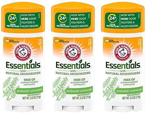 Arm & Hammer Essentials Deodorant Rosemary Lavender 2.5oz Pack of 3