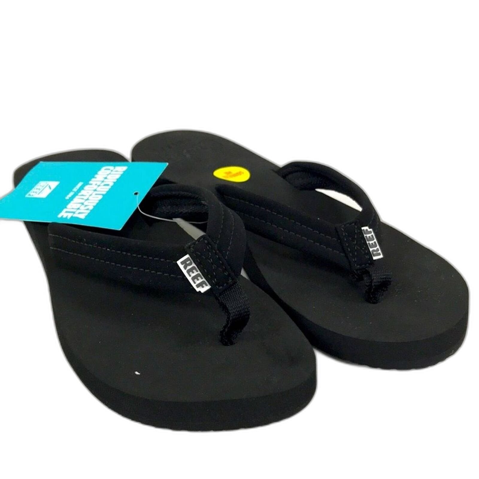 Reef Womens Sandals Reef Cushion Breeze Black Black 8 US