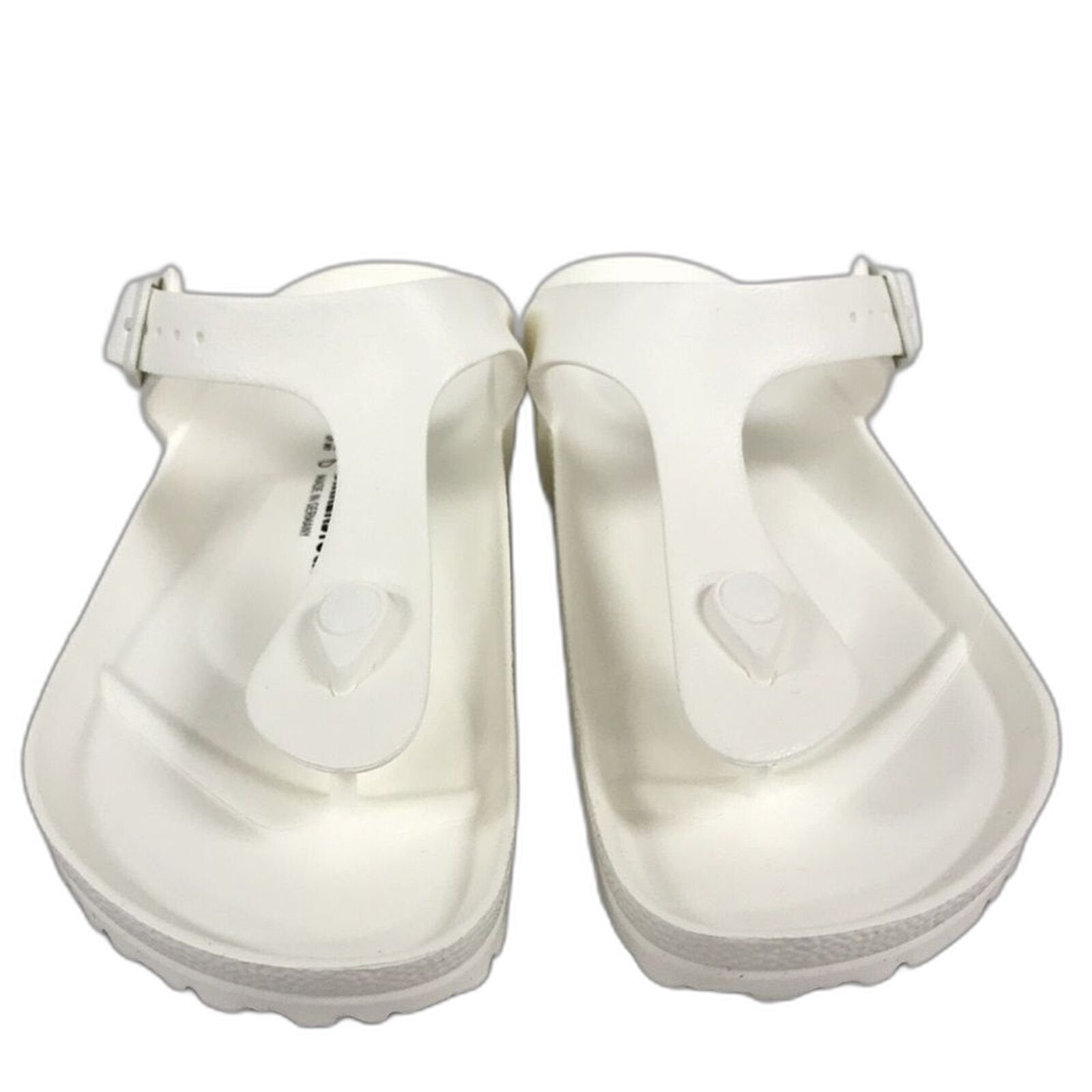 Birkenstock Womens Gizeh NL Sandals Exq White 9 US