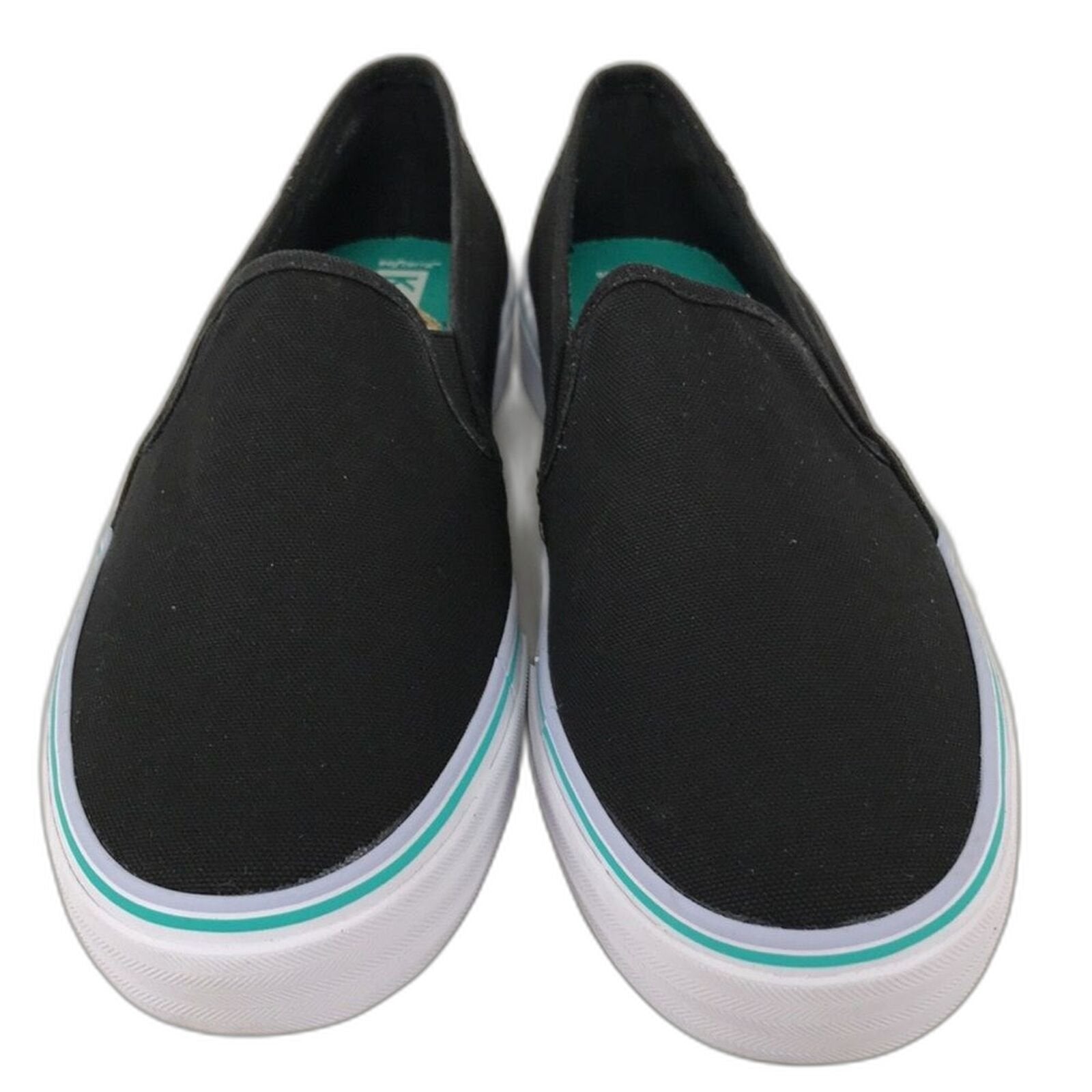 Keds Womens Double Decker Sneaker Black Turq 10 US