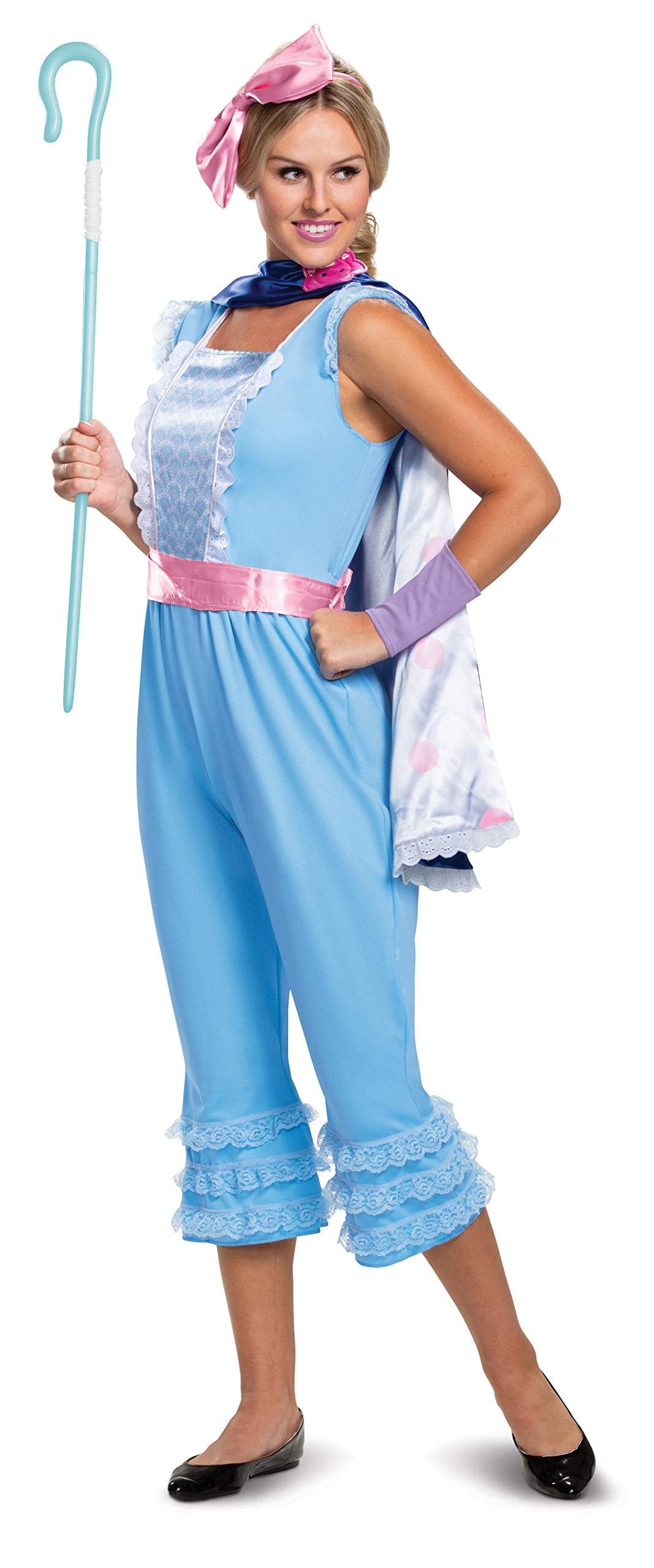 Authentic Disguise Toy Story 4 Bo Peep Deluxe Costume - Women's Blue Size M (8-10)