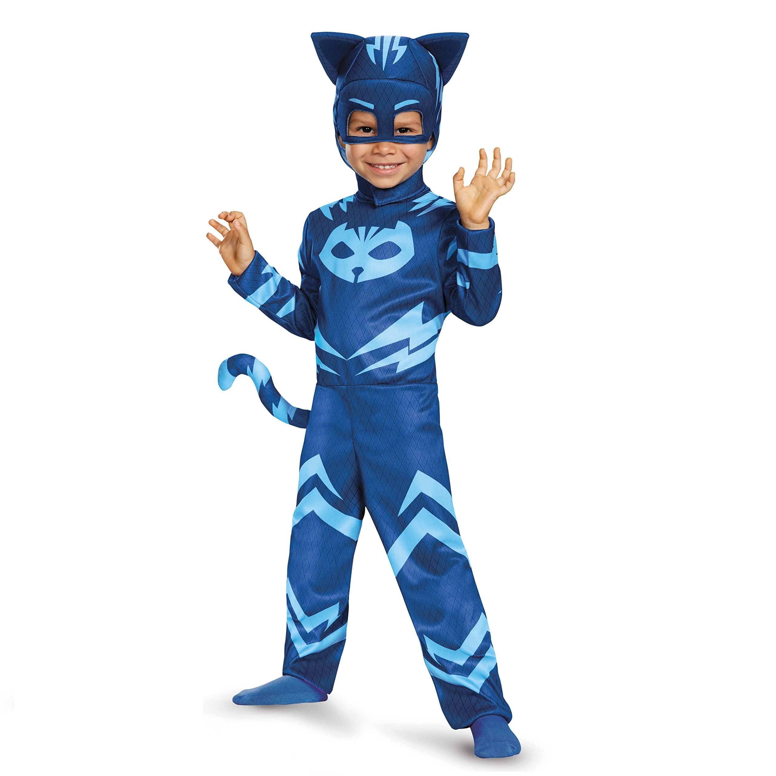 Disguise Catboy Costume - Toddler Medium (3T-4T) Blue PJ Masks - Free Shipping & Returns