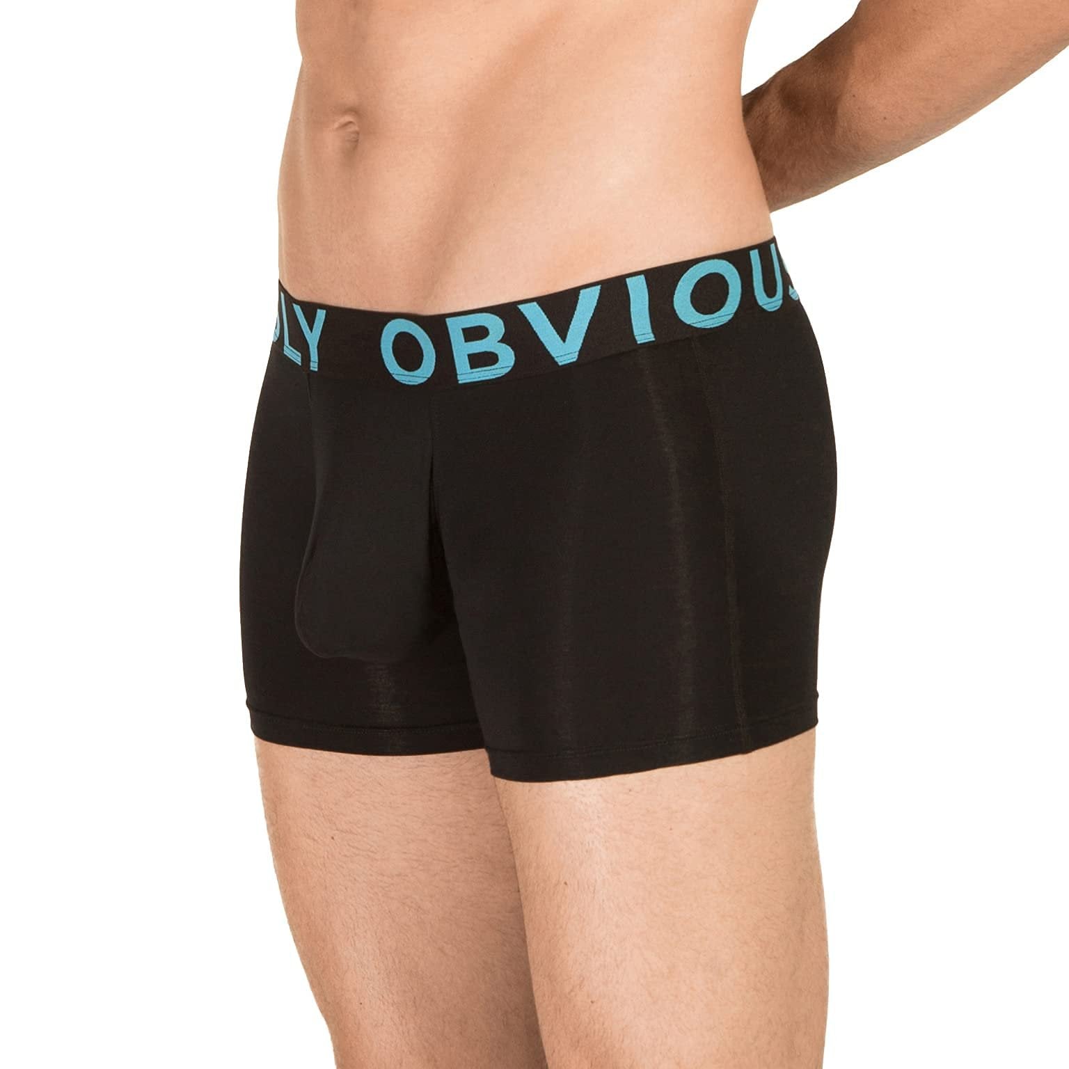 Obviously EveryMan - Boxer Brief 3 inch Leg - Black - Large