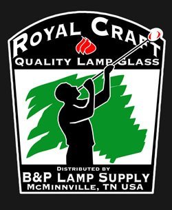 B&P Lamp® 2 5/8 Inch by 7 1/2 Inch Clear Glass Lamp Chimney for Vintage and Antique Style Lamps