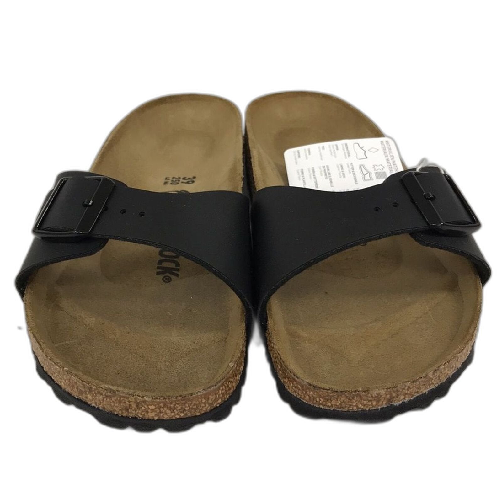 Birkenstock Womens Madrid Black Synthetic Sandals 8 US