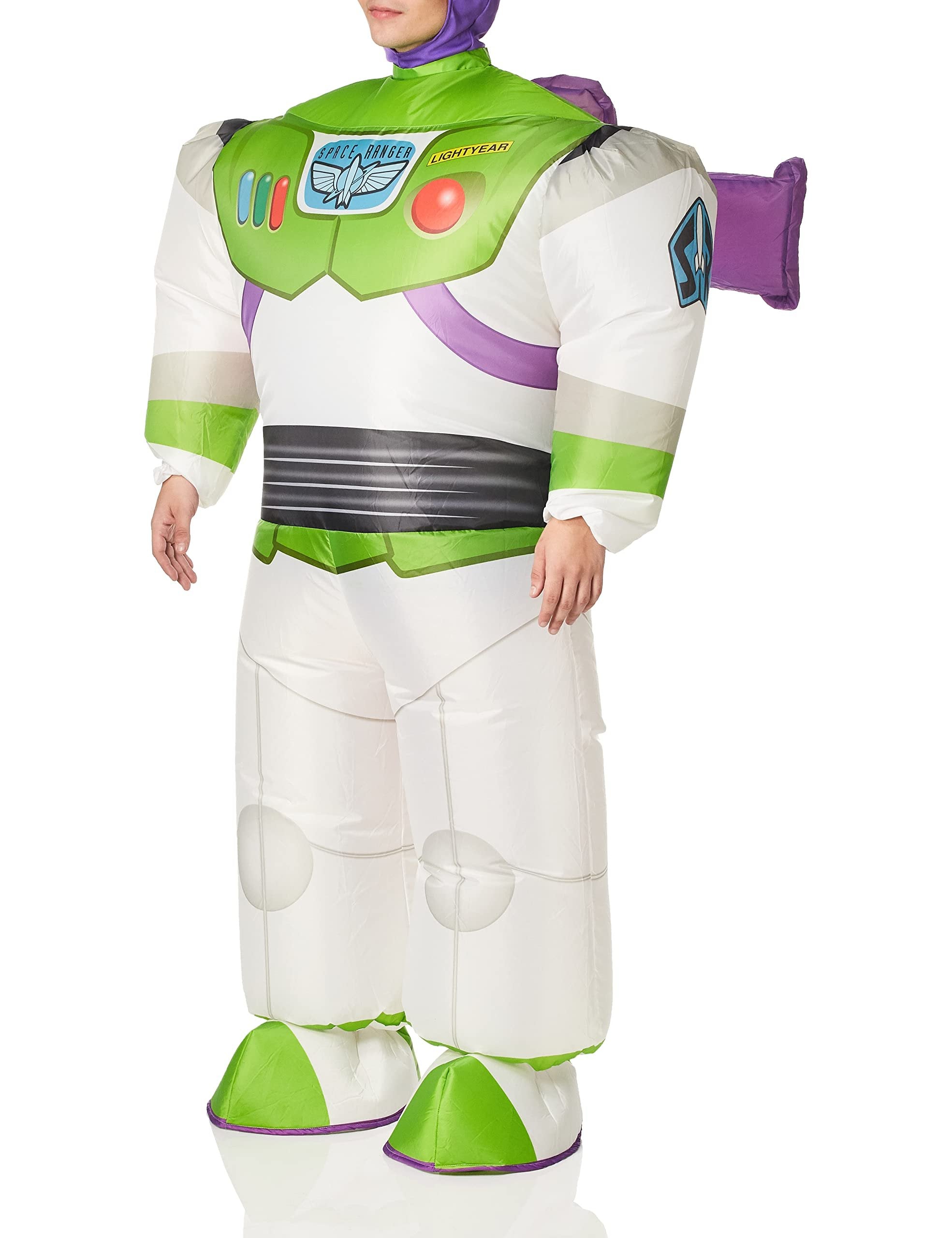 Disguise Buzz Lightyear Inflatable Costume - White, One Size Adult - Free Shipping & Returns
