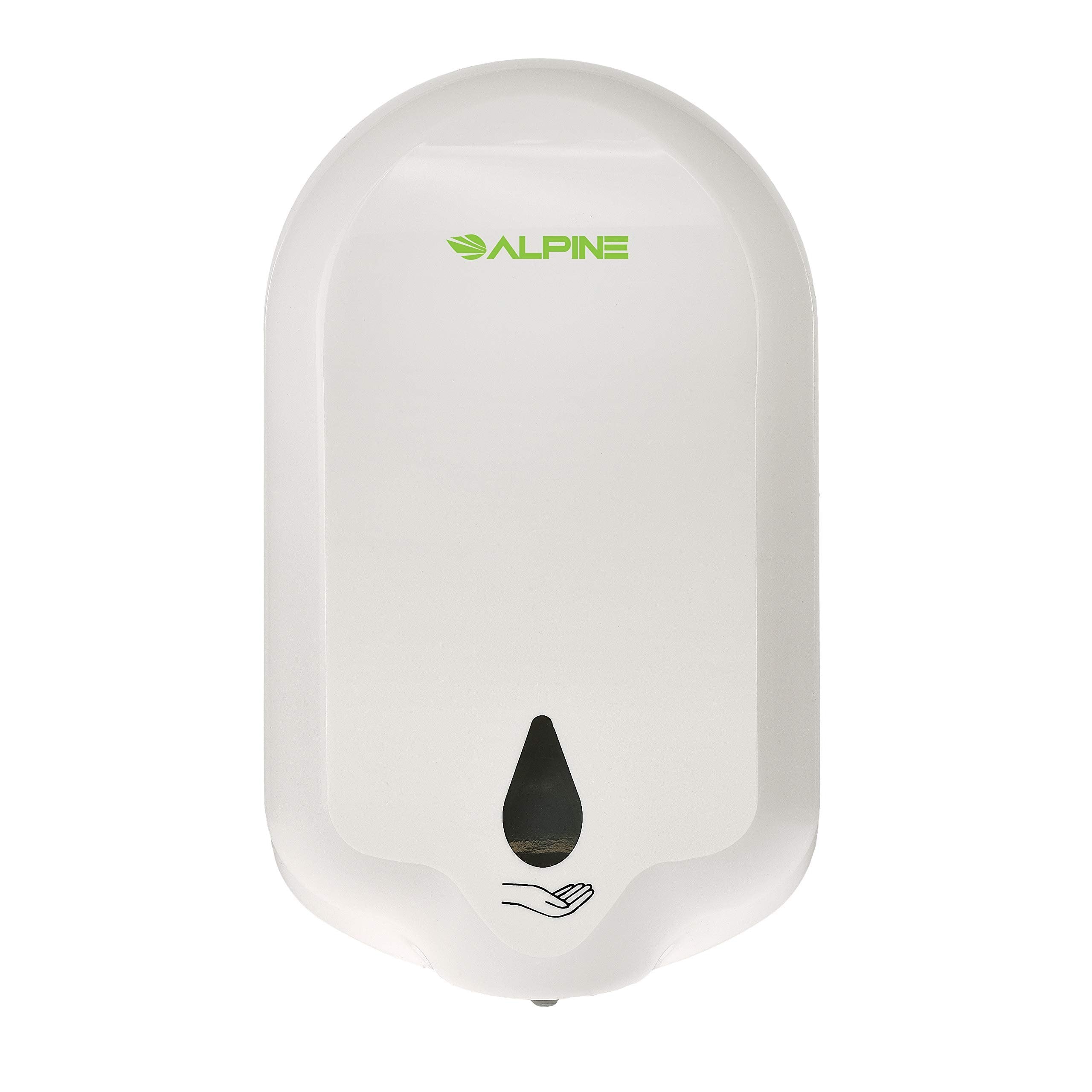 Alpine Industries Automatic Soap Dispenser - Liquid/Gel Hand Sanitizer Dispenser - Wall Mounted Touch Free Soap Dispenser for Hospital, Office,Restaurant and Bathroom- 1100 mL