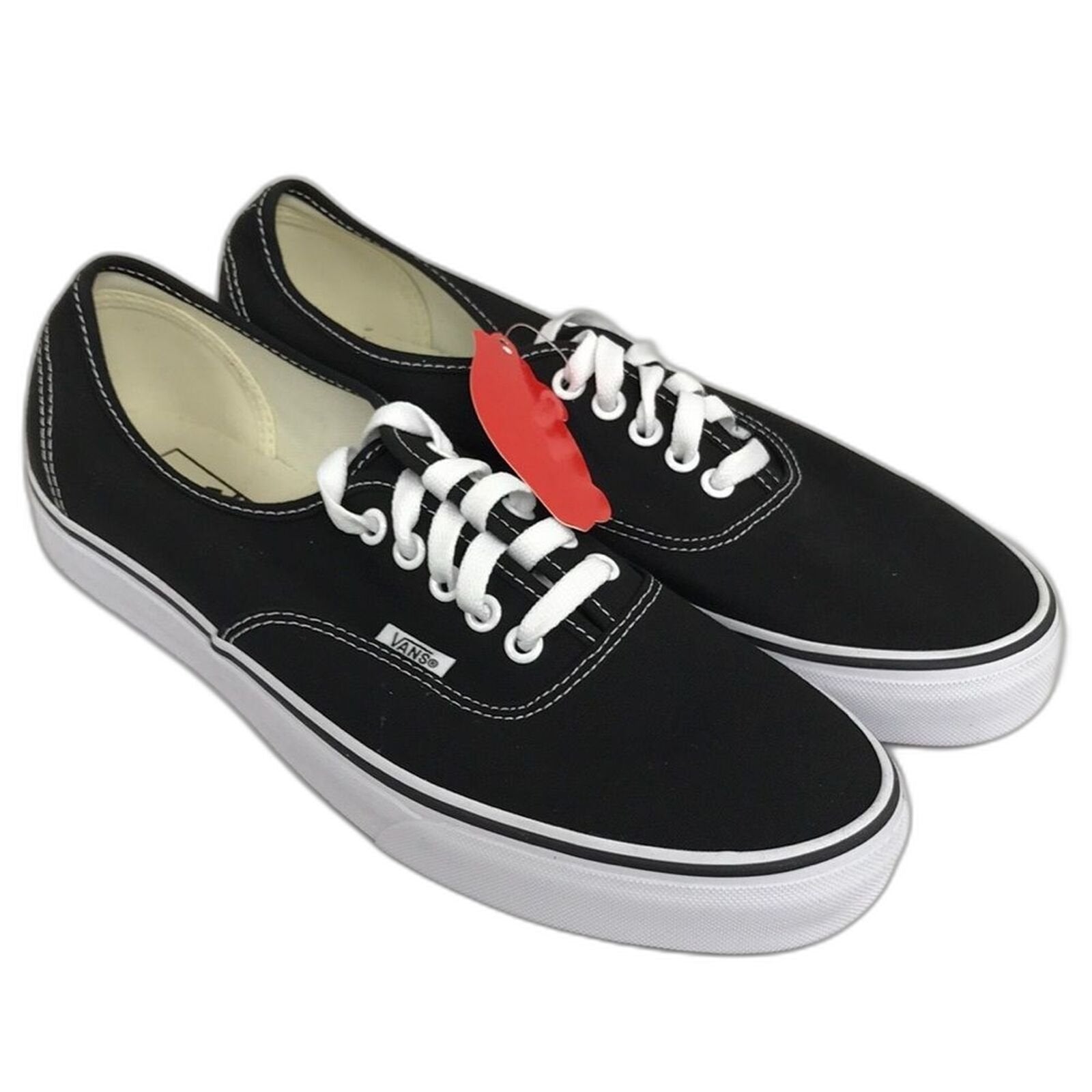 Vans Authentic Black White Mens Size 10 US