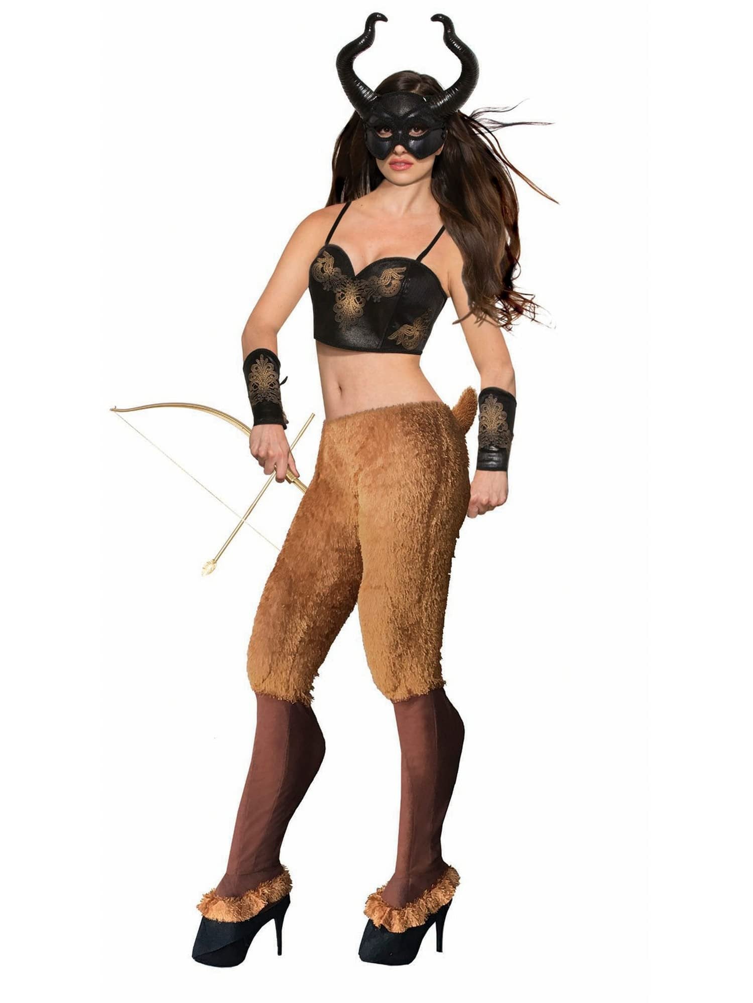 Forum Novelties Faun Pants & Shoe Covers, Brown, One Size, Standard
