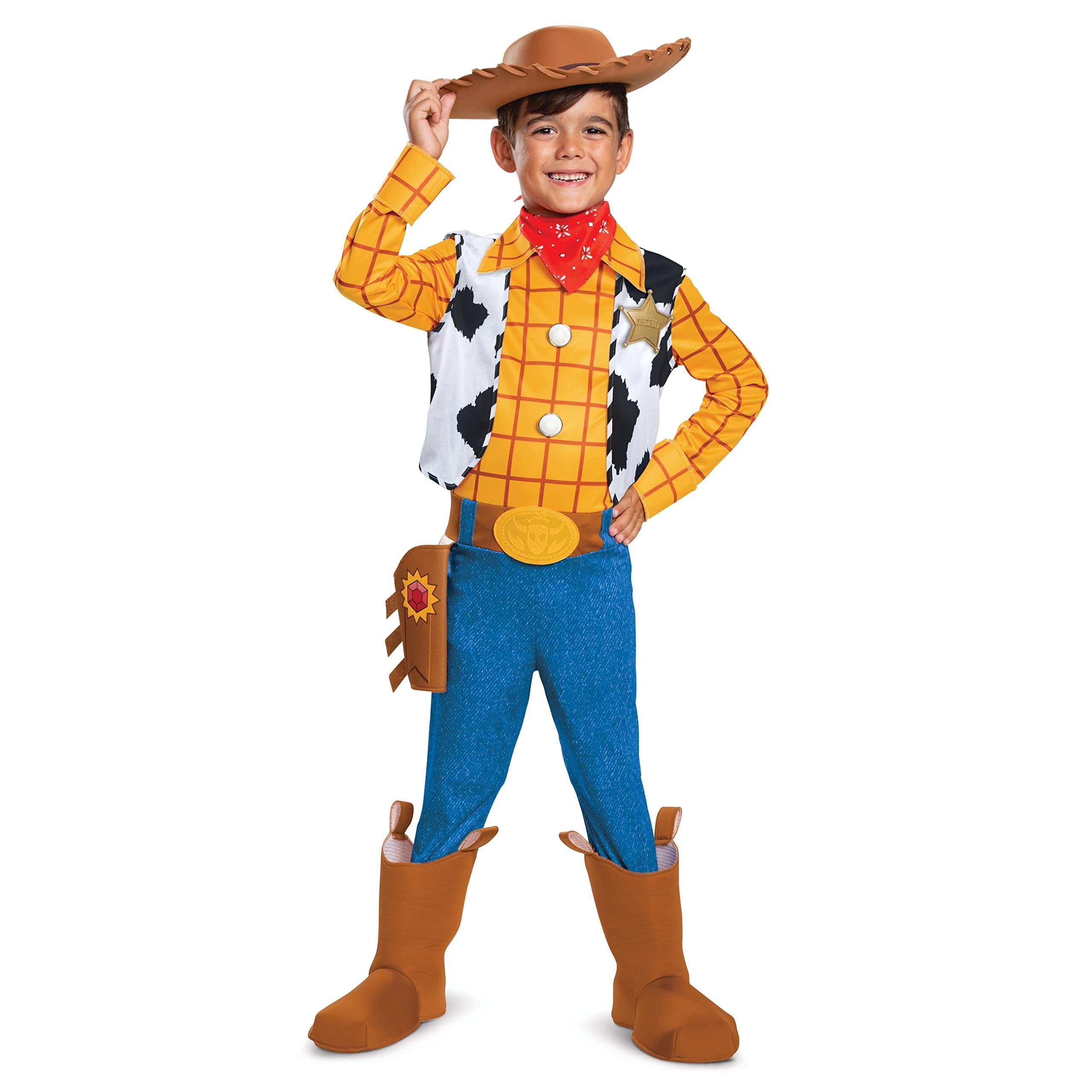 Disney Pixar Toy Story 4 Woody Deluxe Costume - Boys' Multi Size 3T-4T