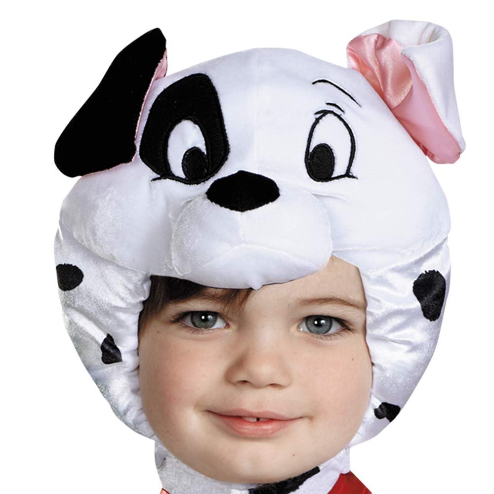Dalmatian Costume for Toddlers, Officially Licensed 101 Dalmatians Costume Jumpsuit and Headpiece, Classic Toddler Size Small (2T) Multicolored