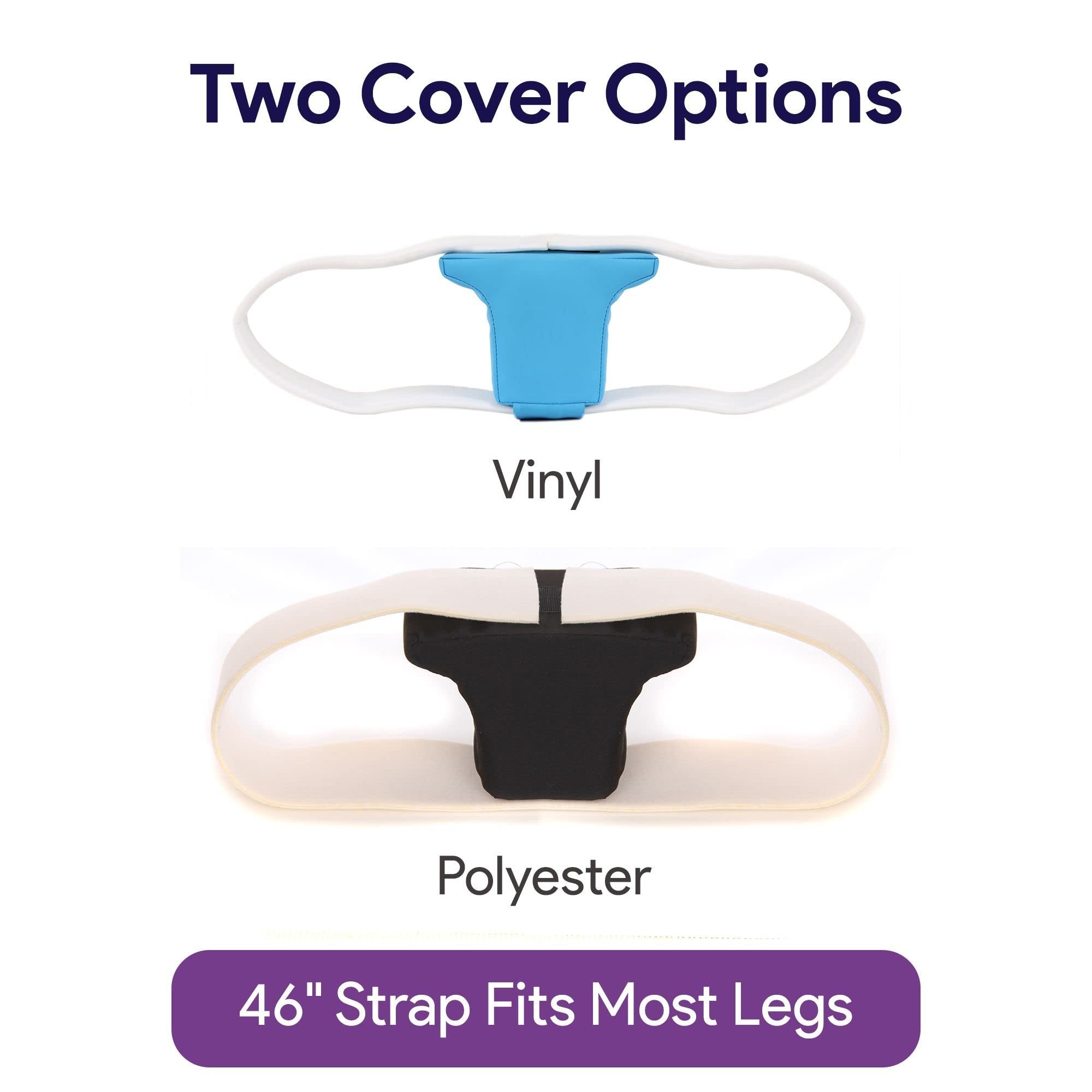 Hip Abduction Pillow - Cushioned Knee Spreader Pillow - Blood Circulation and Pressure Distribution Support - Curved Soft Foam - Washable Polyester Cover