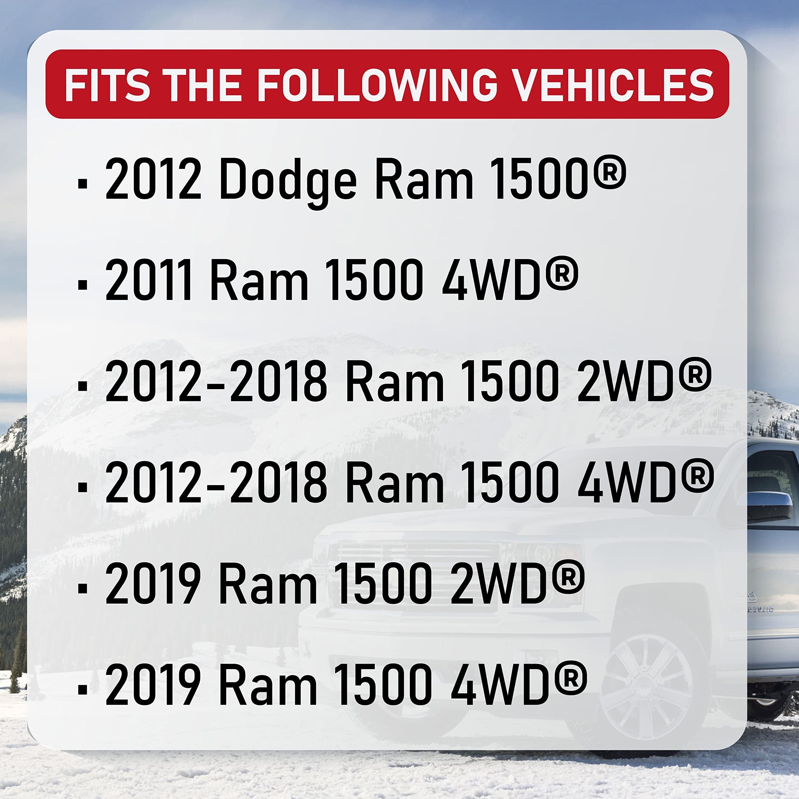 AA Ignition Front Wheel Hub Bearing Assembly - Compatible with Dodge & Ram Vehicles -1500, Ram 1500 2WD, 4WD - Replaces 515151, 951-094 - 2011-2019