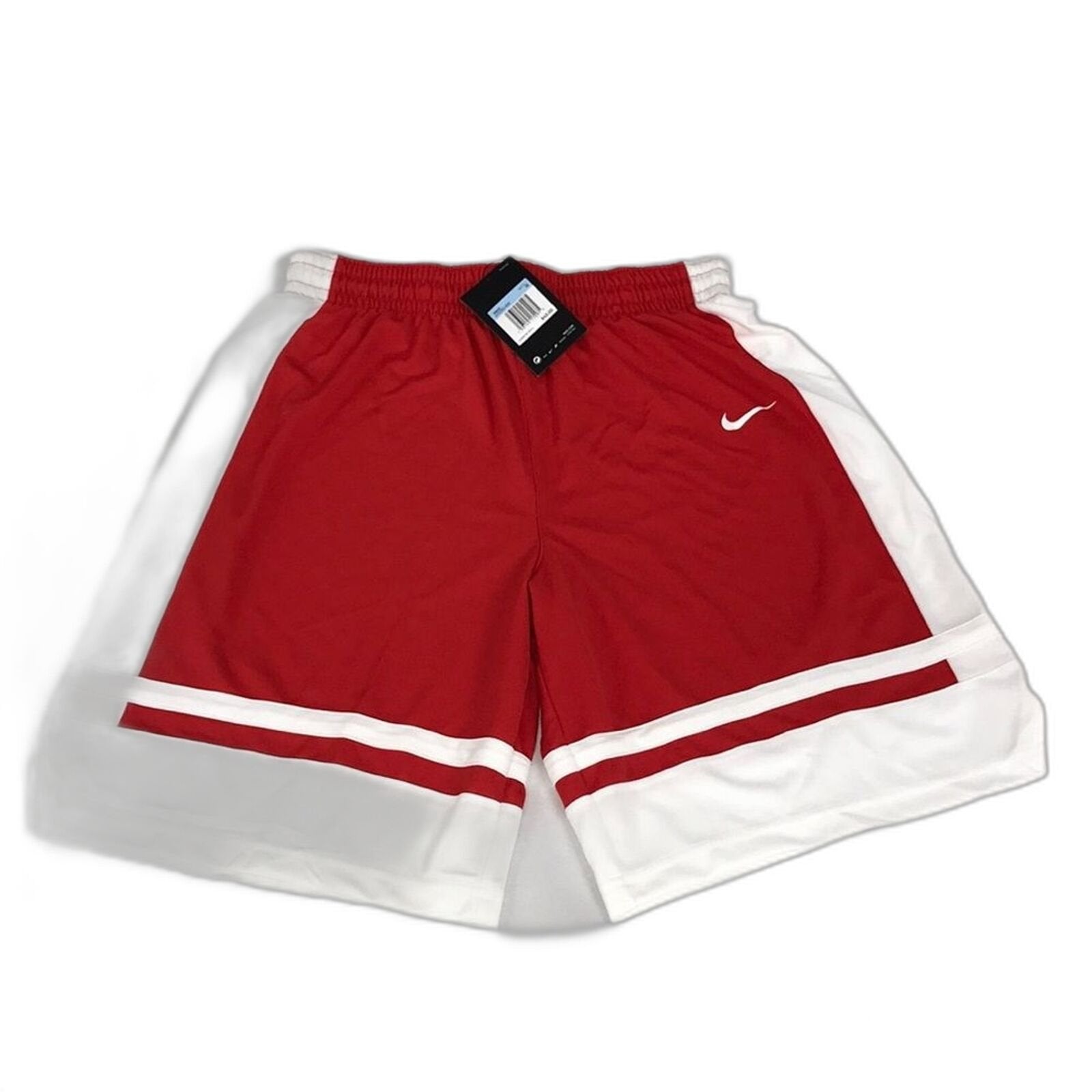 Nike Dri Fit Icon Basketball Shorts Varsity Red White Mens Size Medium M