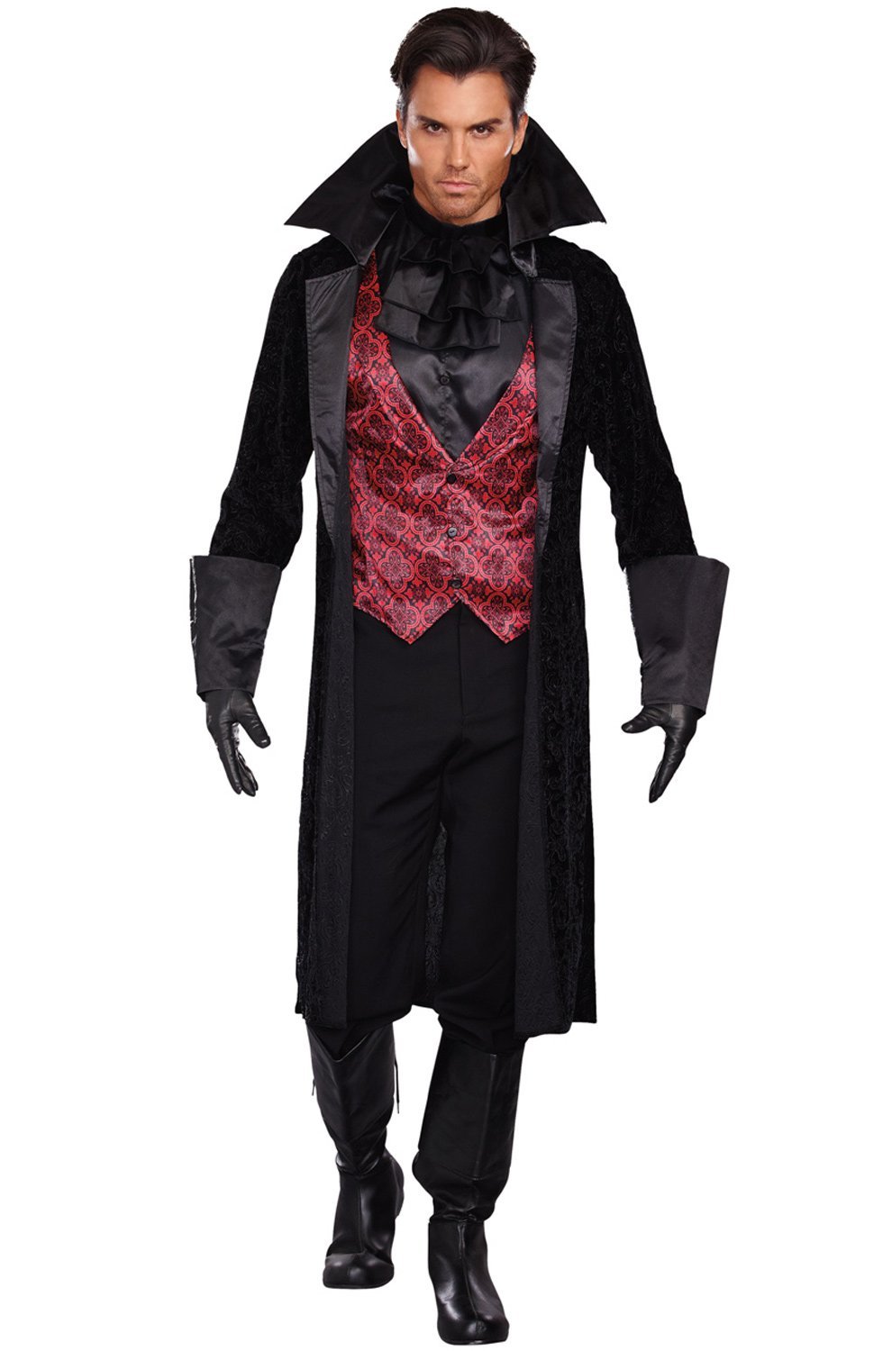 Dreamgirl Men's Bloody Handsome Costume, Black/Red, Large