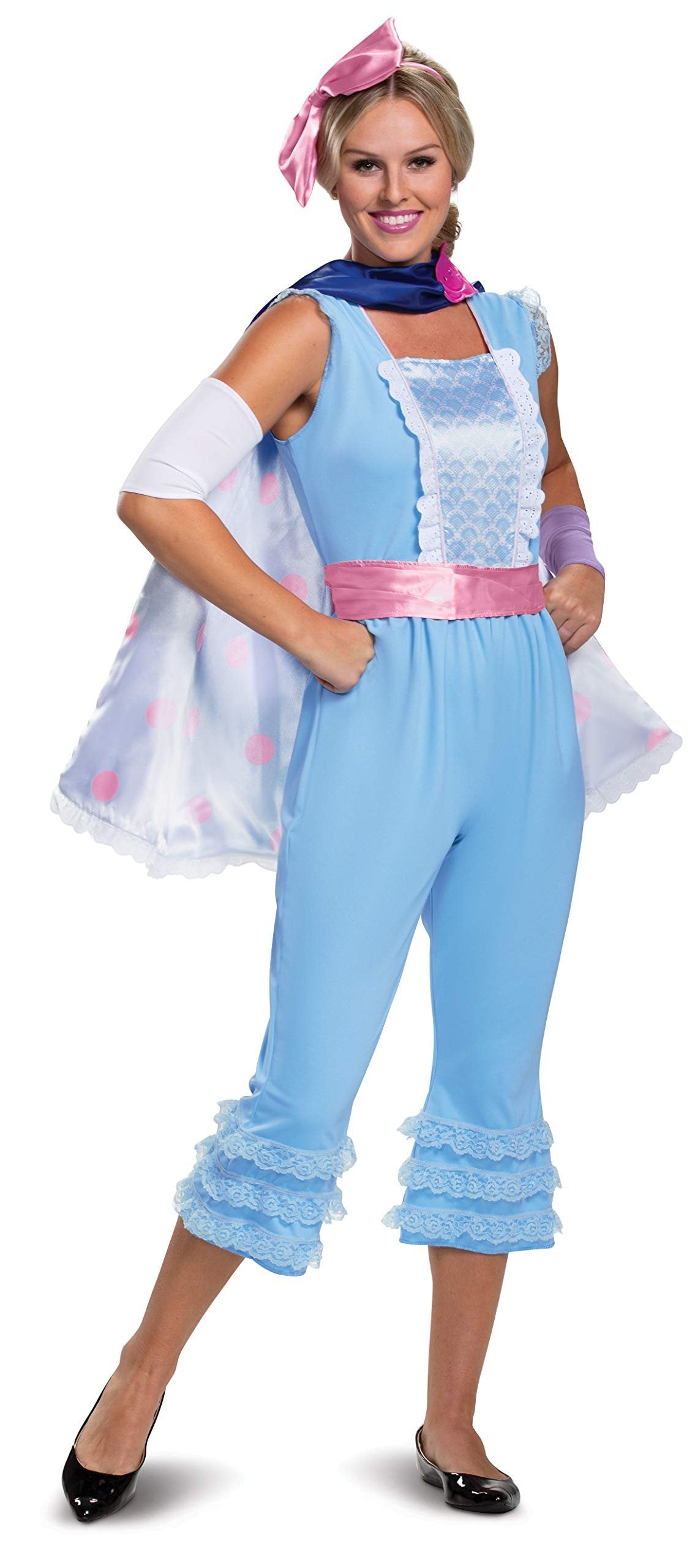 Authentic Disguise Toy Story 4 Bo Peep Deluxe Costume - Women's Blue Size M (8-10)