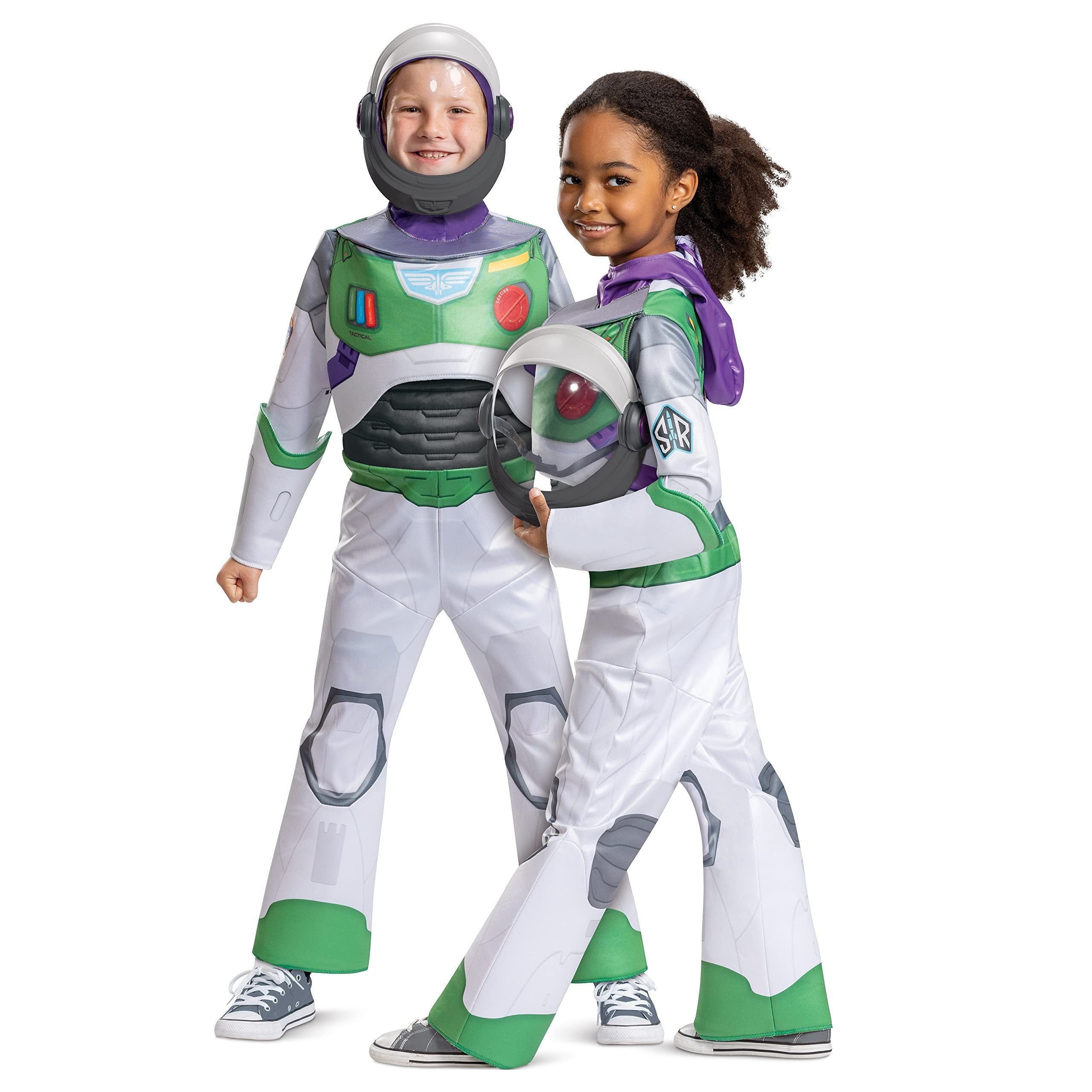 Disney Pixar Lightyear Buzz Space Ranger Costume for Kids, Deluxe Official Disney Lightyear Costume Outfit, Child Size Extra Small (3T-4T)