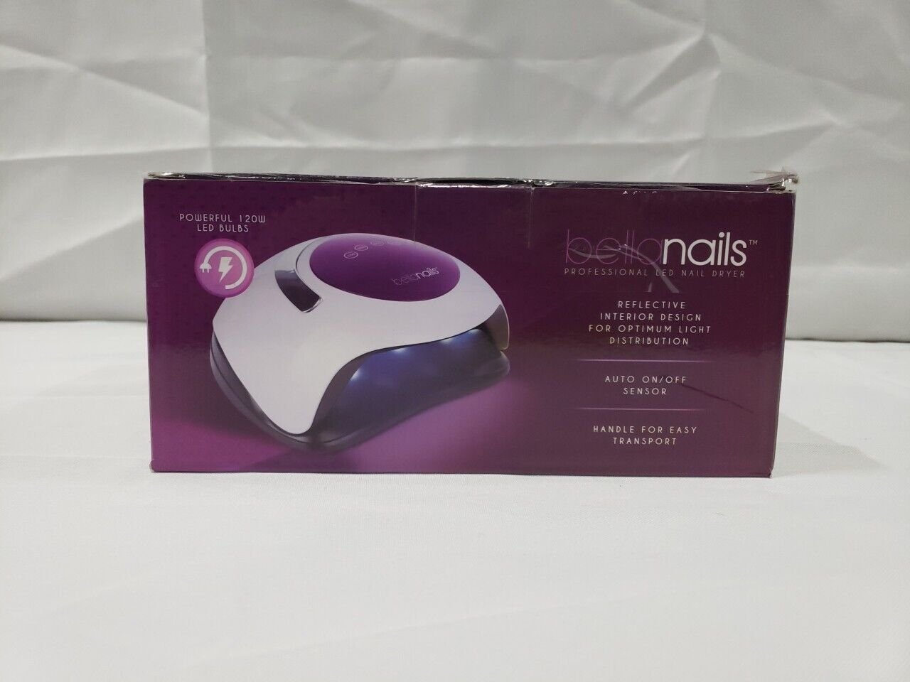 Bellanails Professional LED Nail Dryer, 120 W. Brand New